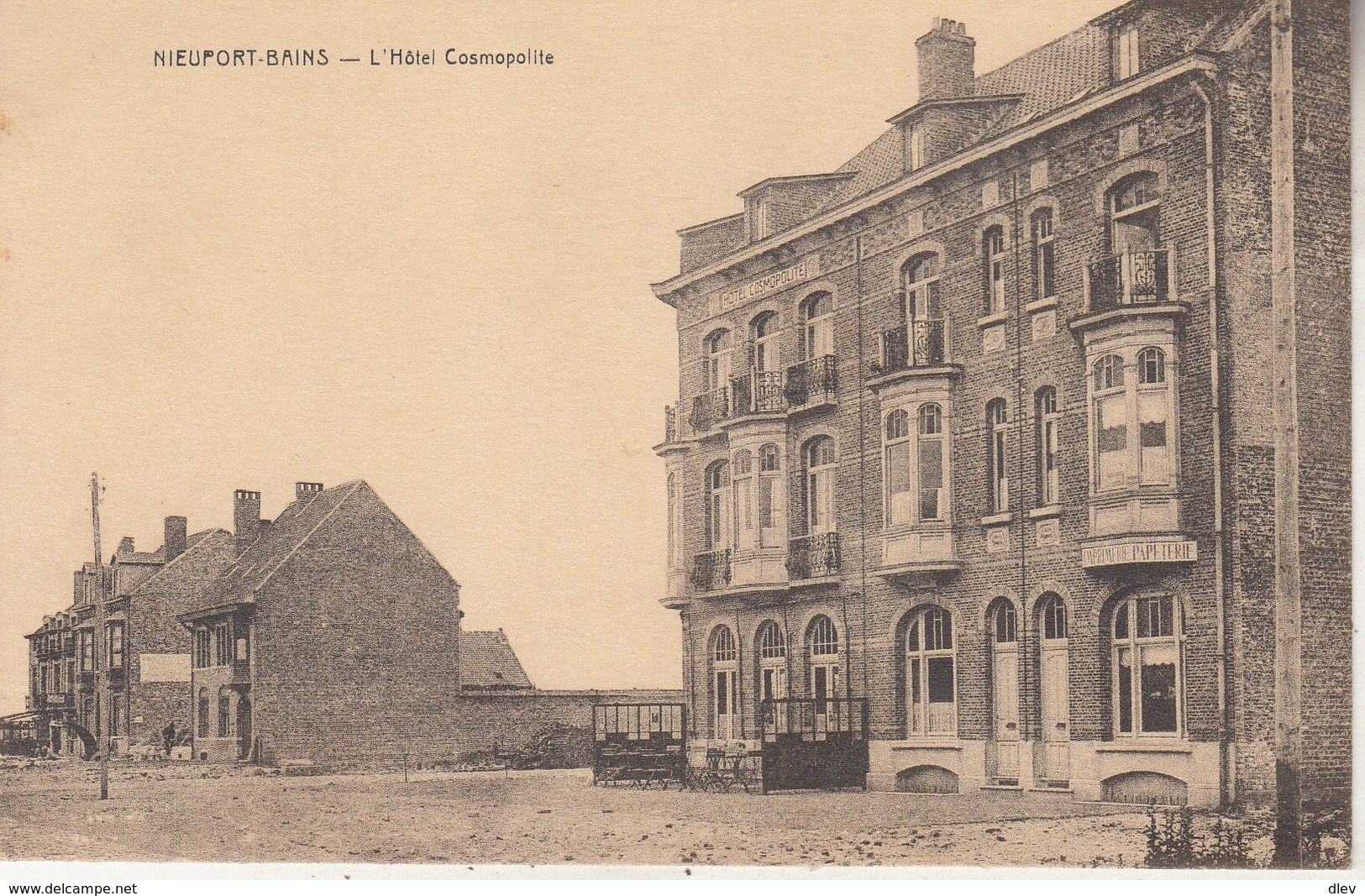 Nieuwpoort - Nieuport-Bains - L' Hôtel Cosmopolite - 1925 - Uitg. Hôtel Cosmopilite/Desaix - Nieuwpoort