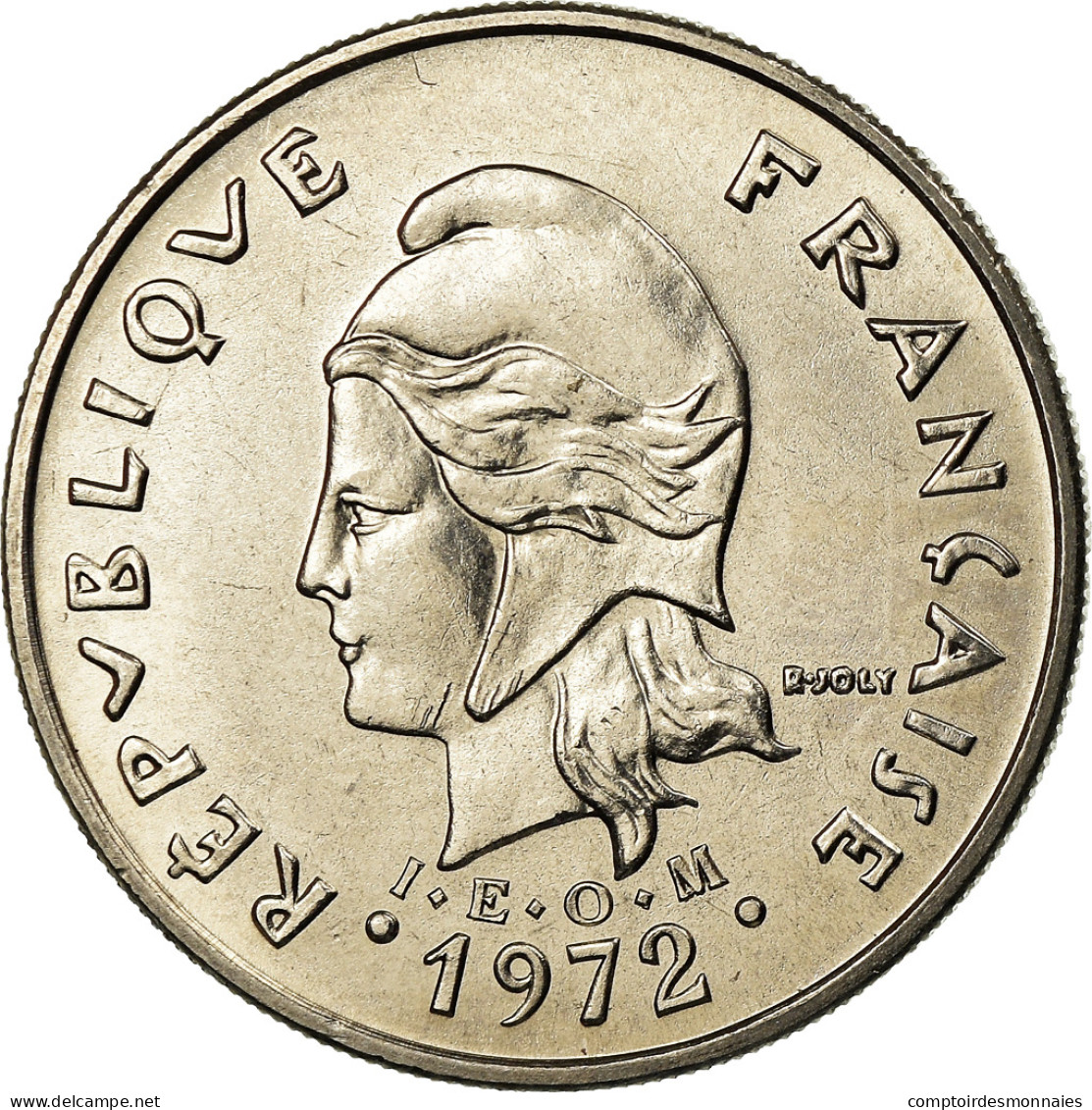 Monnaie, Nouvelle-Calédonie, 20 Francs, 1972, Paris, SPL, Nickel, KM:12 - Nieuw-Caledonië