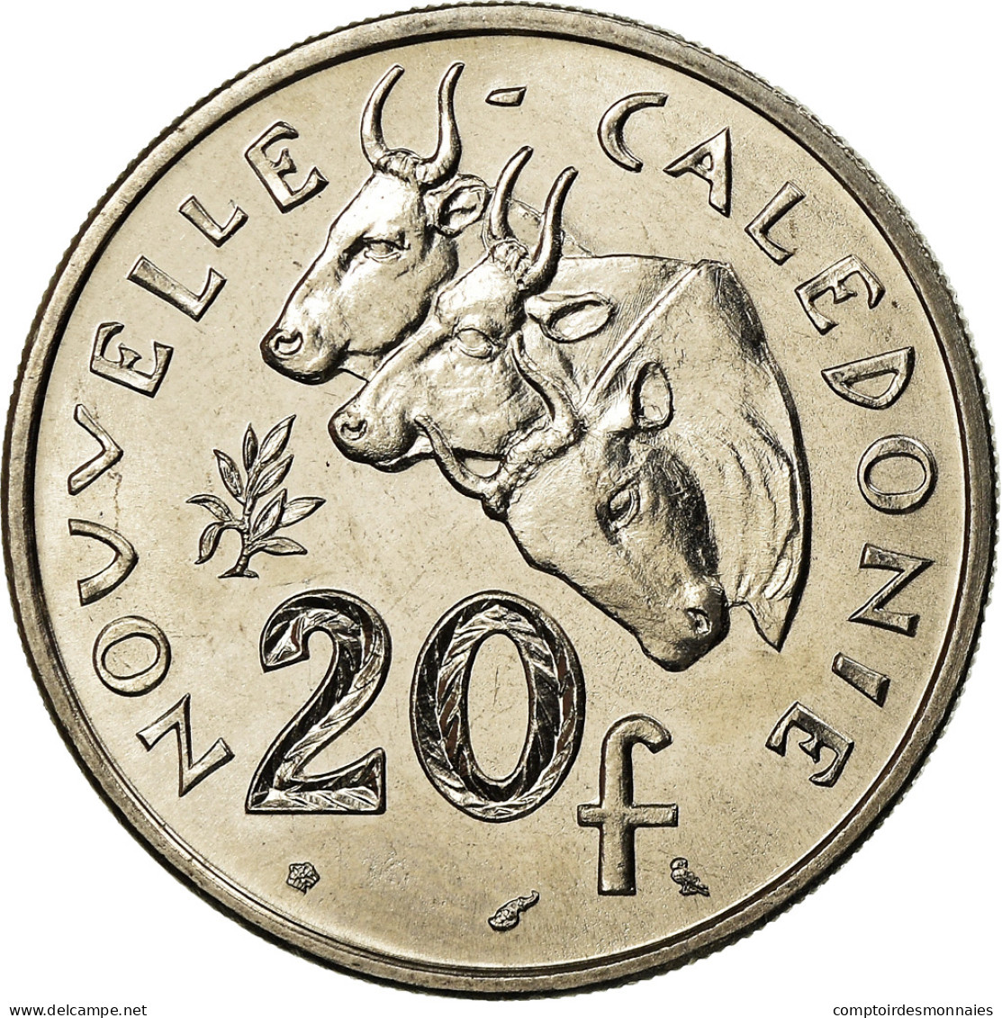 Monnaie, Nouvelle-Calédonie, 20 Francs, 1972, Paris, SPL, Nickel, KM:12 - Nouvelle-Calédonie