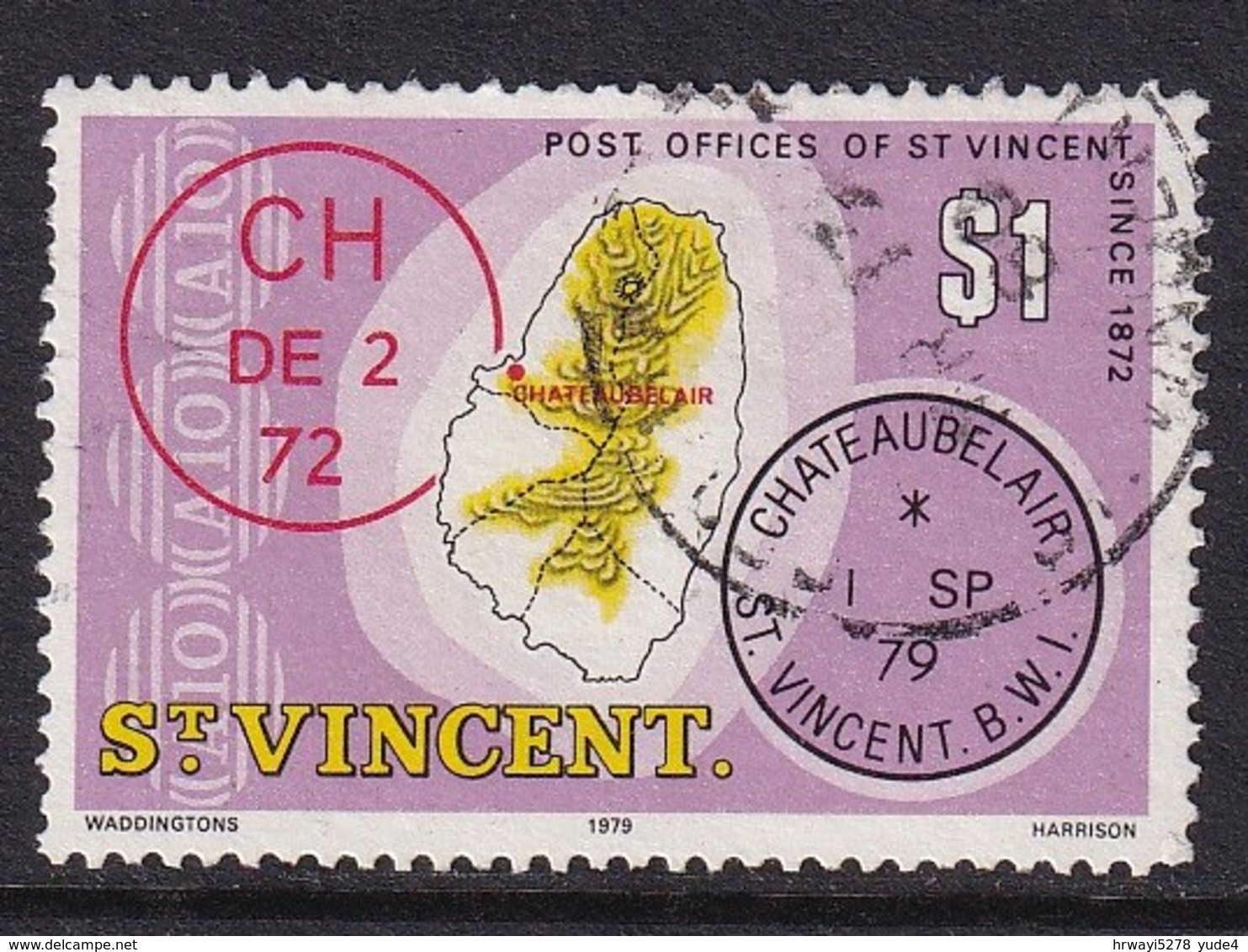 St. Vincent 1979, $1 Minr 535 Vfu - St.Vincent (1979-...)