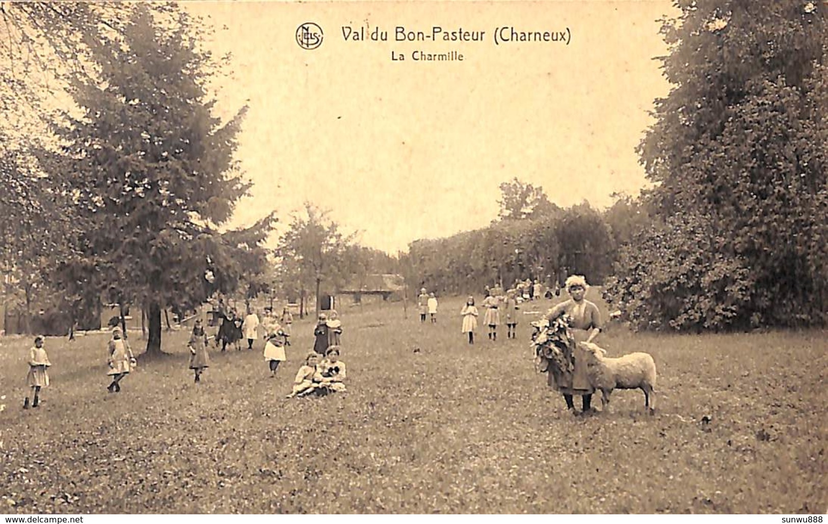 Charneux - Val Du Bon-Pasteur - La Charmille (animée 1927) (prix Fixe) - Herve