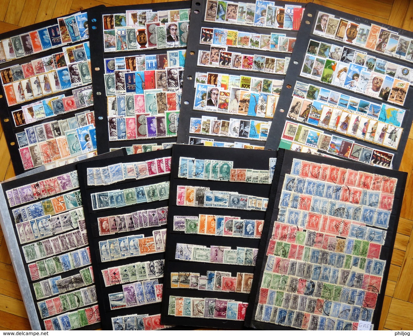 Grece - Greece - Griechenland - Lot De 650 Timbres Oblitérés - 650 Used Stamps - 650 Gestempelten Marken - Collections