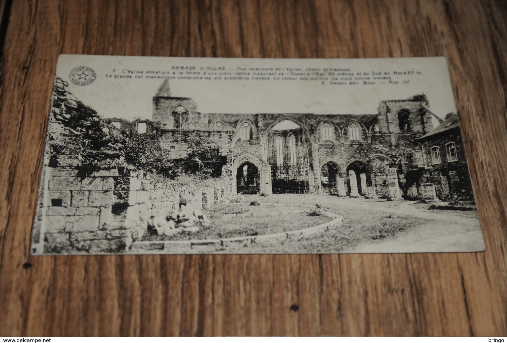 12904-          ABBAYE D'AULNE, VUE INTERIEURE DE L'EGLISE, CHOEUR ET TRANSEPT - 1926 - Thuin