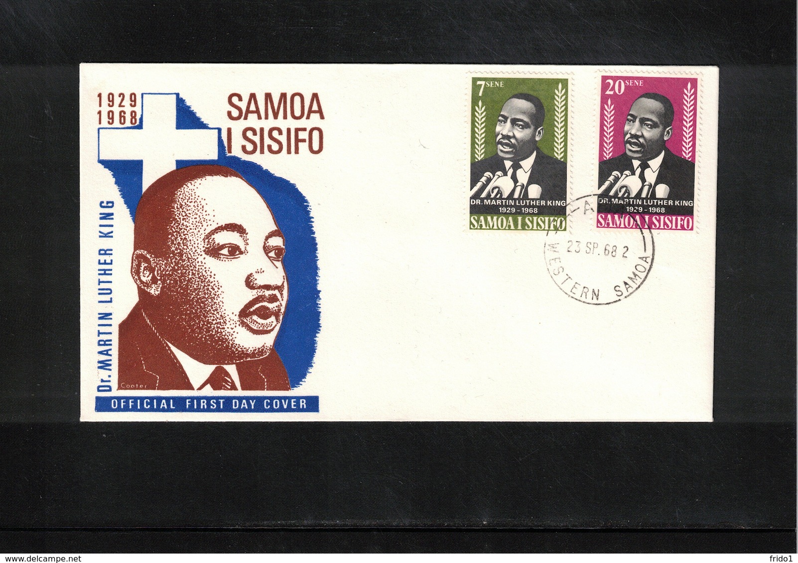 Samoa 1968 Dr.Martin Luther King FDC - Martin Luther King