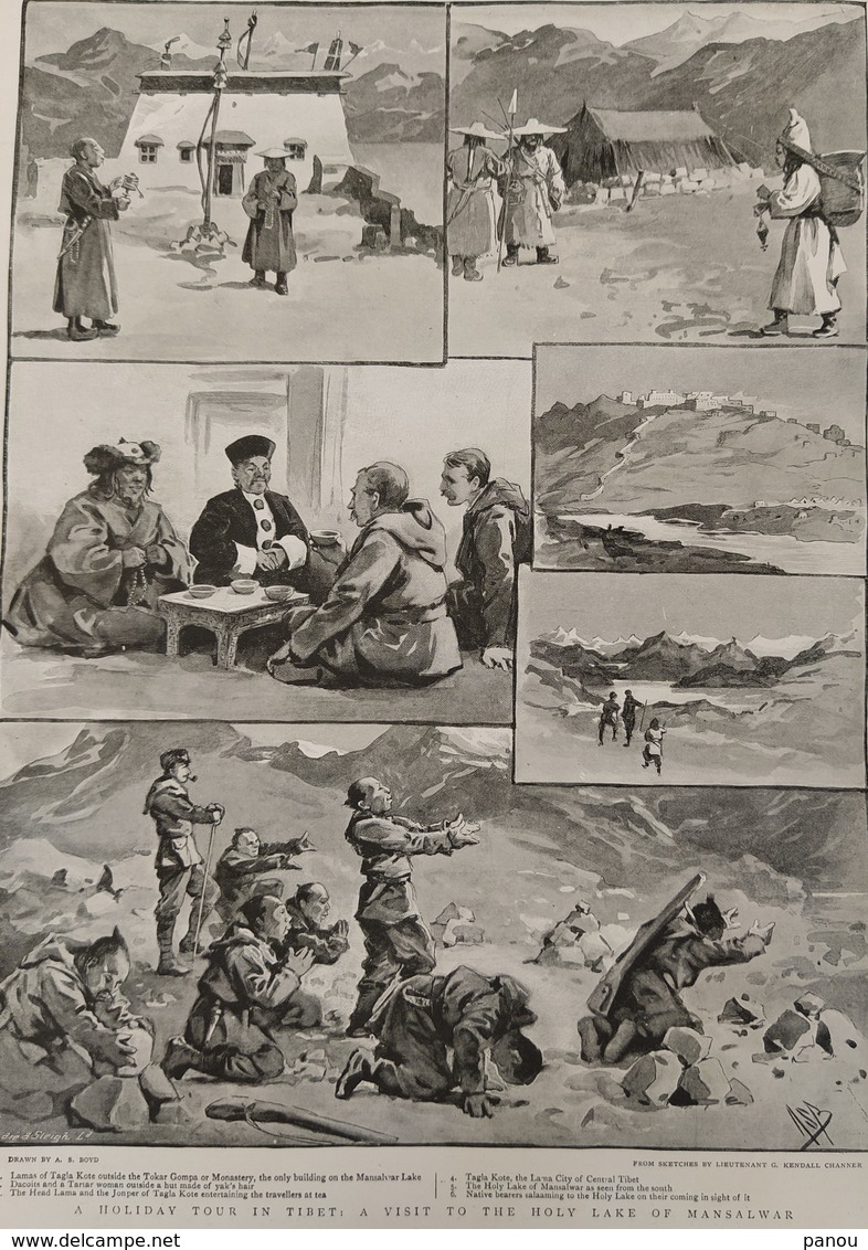 THE GRAPHIC NEWSPAPER 1406. NOVEMBER 7, 1896. PRESIDENT WILLIAM McKINLEY. EASTER QUESTION, CONSTANTINOPLE. TIBET CHINA - Autres & Non Classés