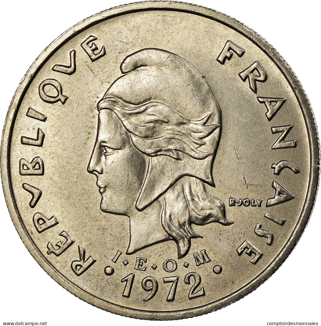 Monnaie, Nouvelle-Calédonie, 20 Francs, 1972, Paris, SUP, Nickel, KM:12 - New Caledonia