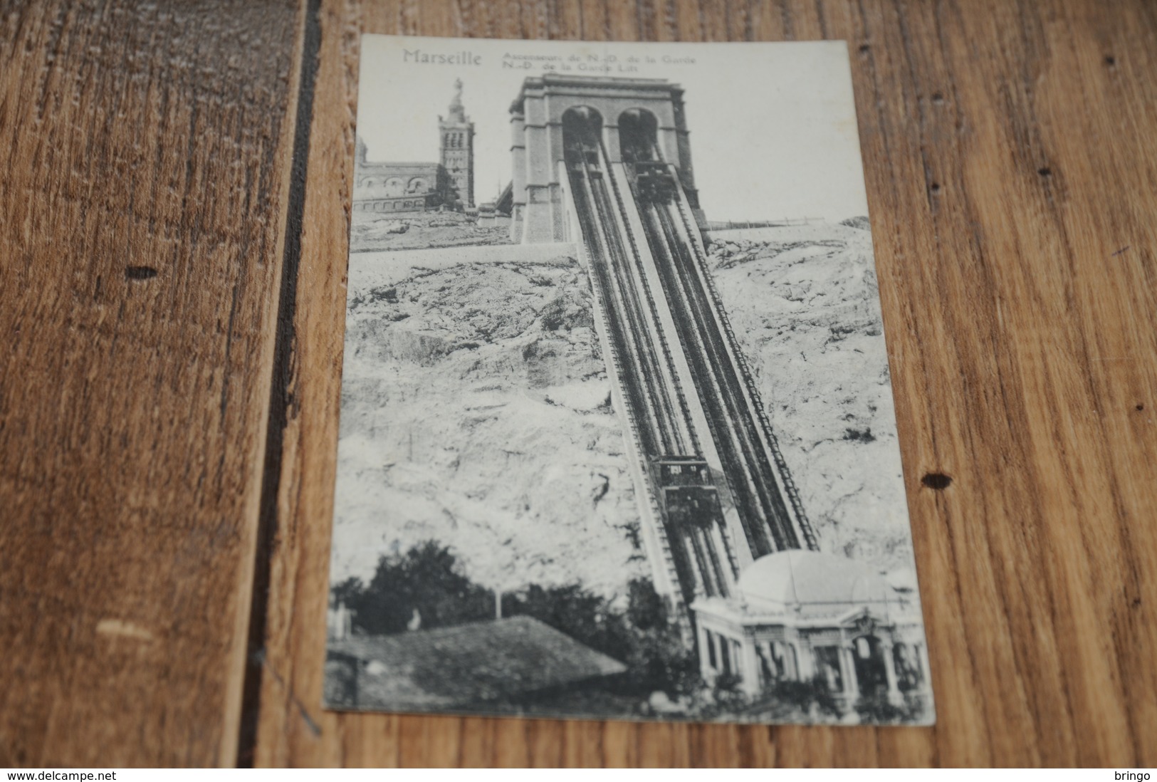 12930-          MARSEILLE, ASCENSEUR DE N.D. DE LA GARDE - Notre-Dame De La Garde, Funicolare E Vergine