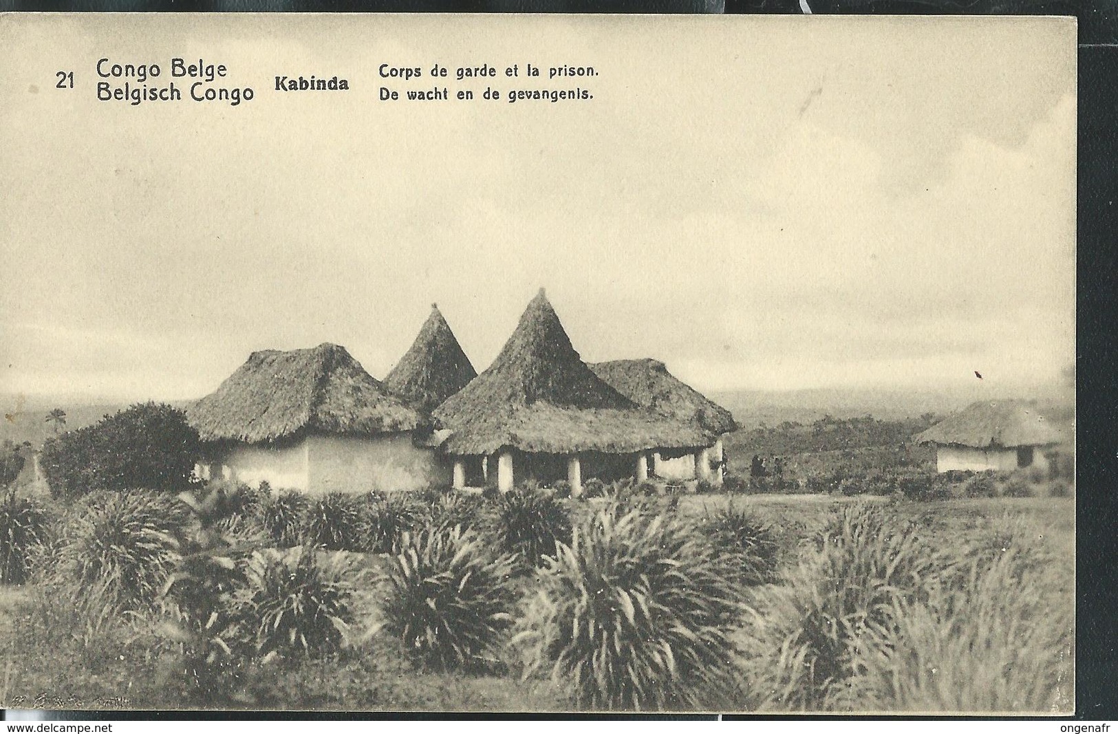 Carte Neuve N° 53. Vue: 21. Kabinda  - Corps De Garde Et La Prison. - Entiers Postaux