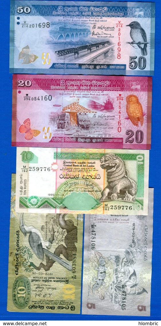 Sri  Lanka  9  Billets - Sri Lanka