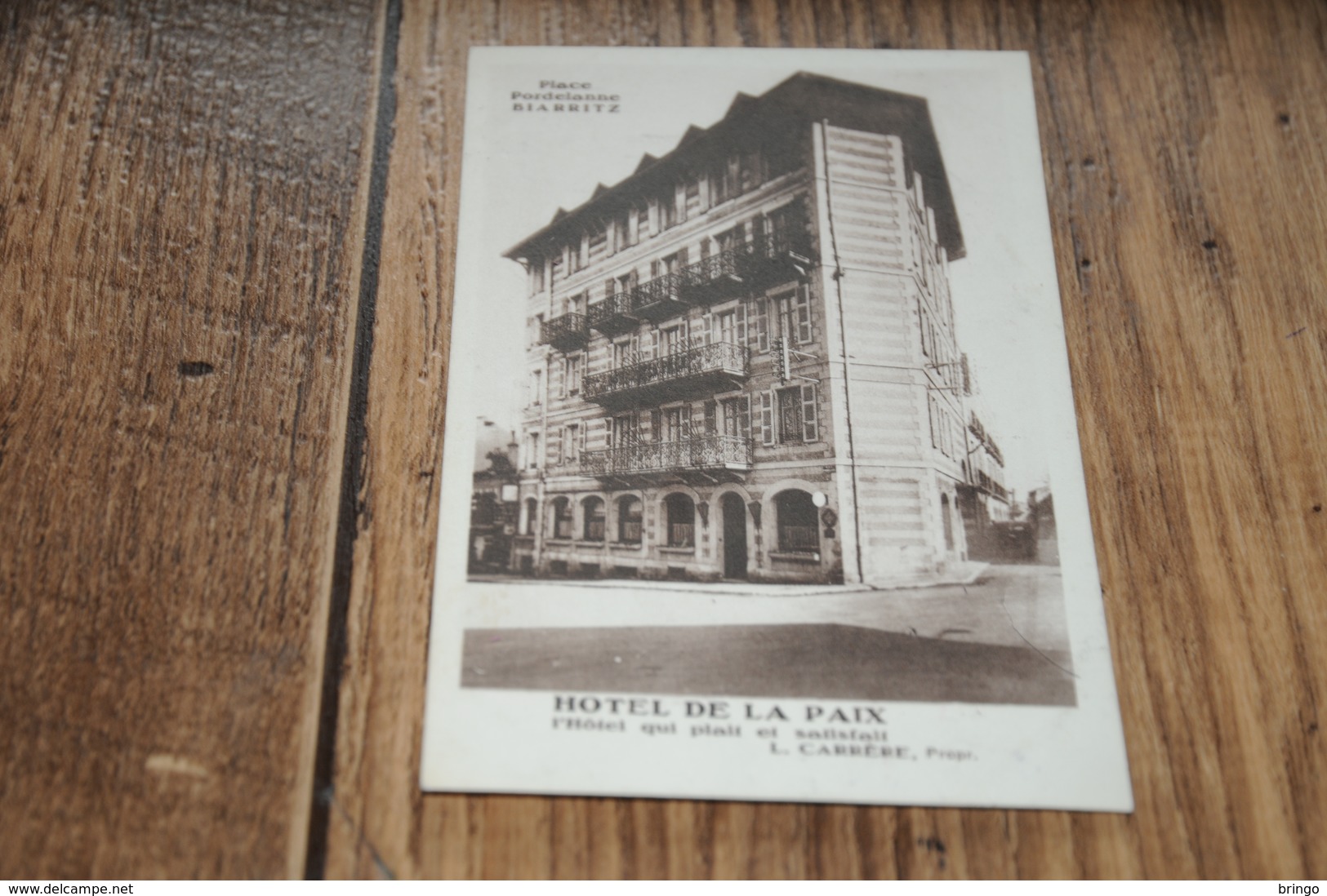 12936-          BIARRITZ, PLACE PORDELANNE, HOTEL DE LA PAIX - Biarritz