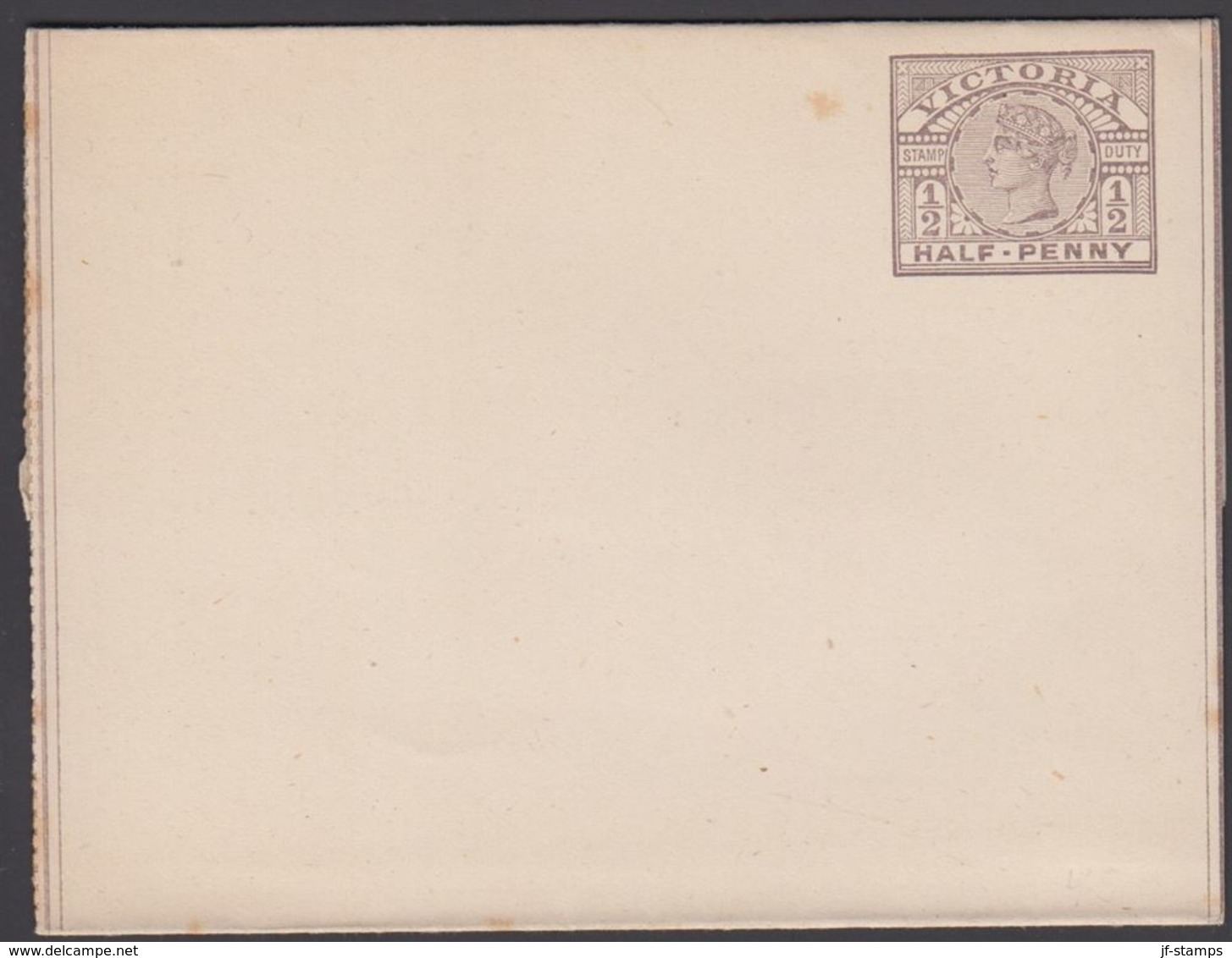 1897. VICTORIA AUSTRALIA  ½ HALF PENNY WRAPPER VICTORIA. () - JF304909 - Storia Postale