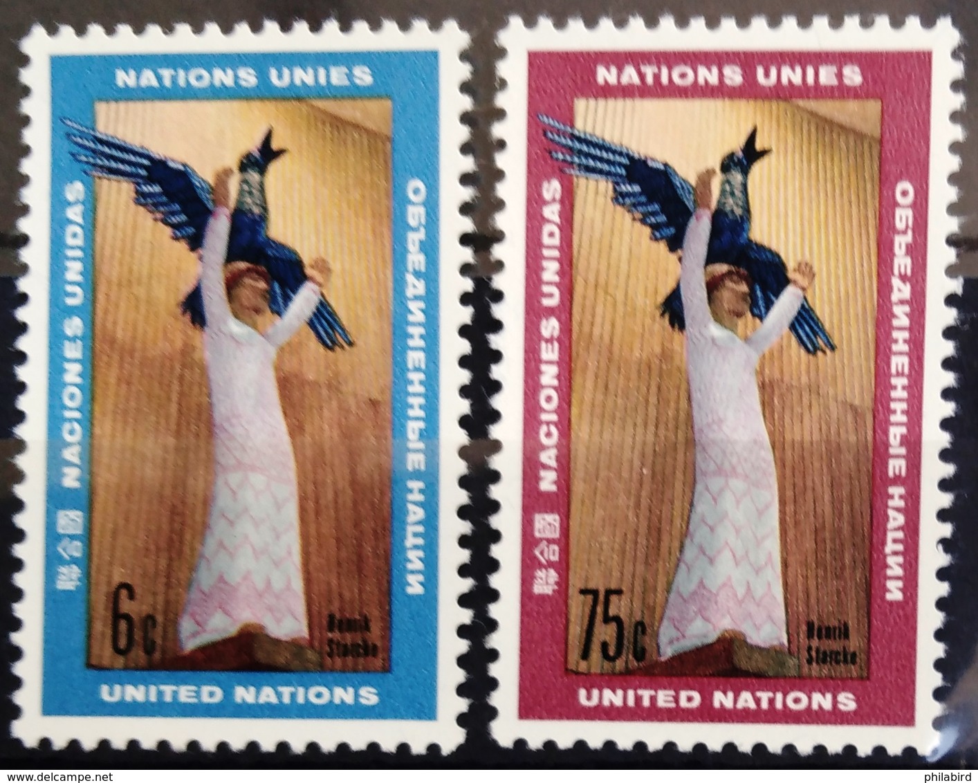 NATIONS-UNIS  NEW YORK                   N° 177/178                      NEUF** - Unused Stamps