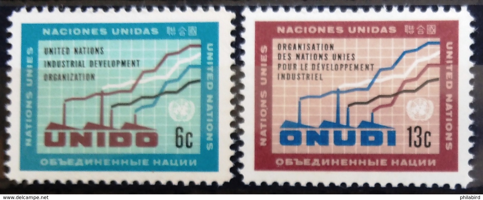 NATIONS-UNIS  NEW YORK                   N° 179/180                      NEUF** - Unused Stamps