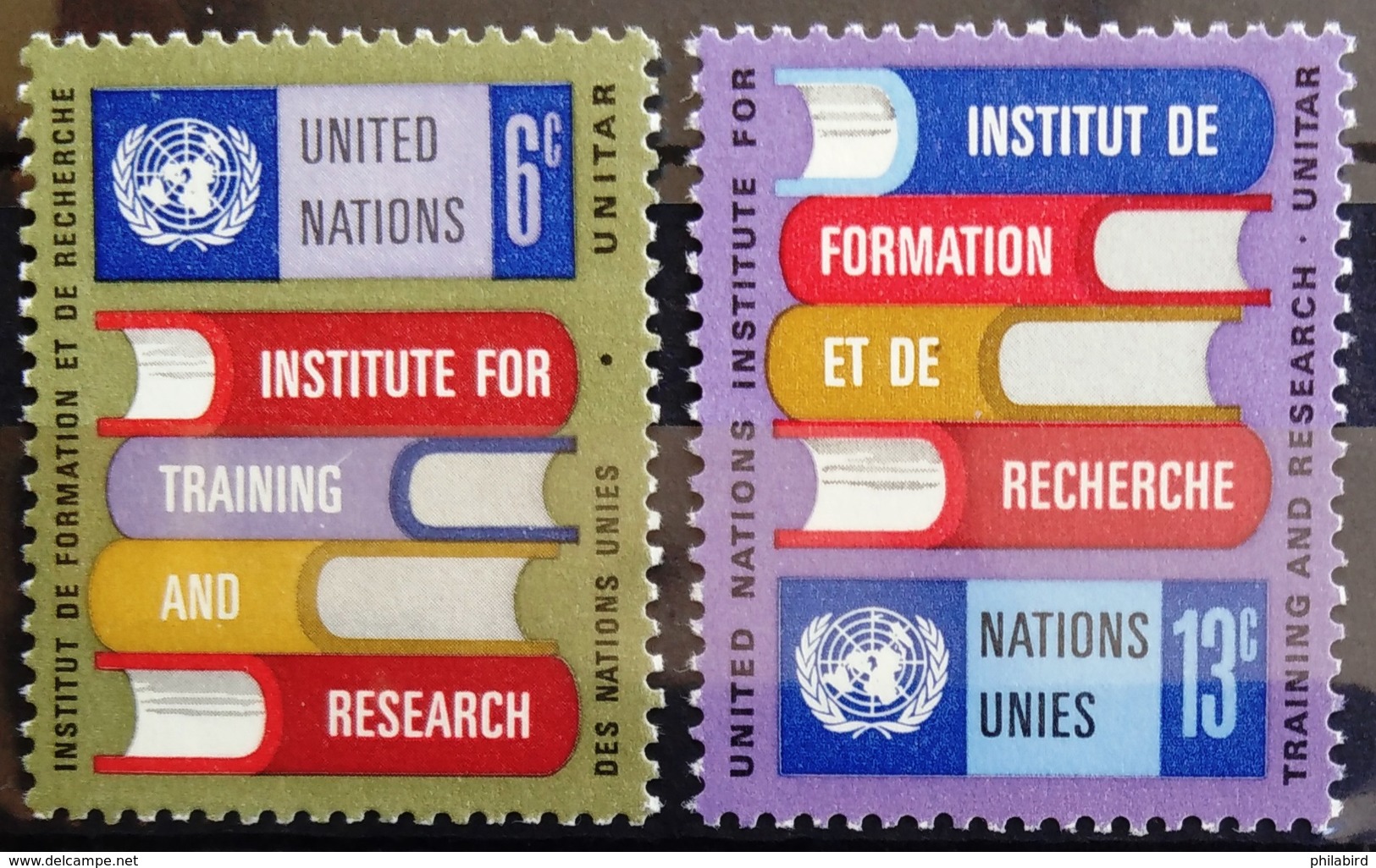 NATIONS-UNIS  NEW YORK                   N° 186/187                      NEUF** - Neufs