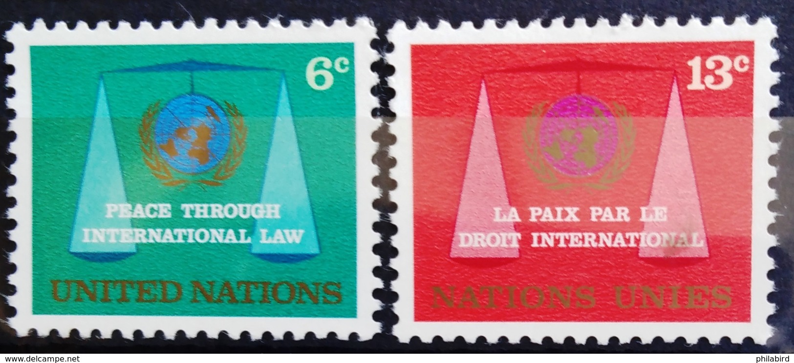 NATIONS-UNIS  NEW YORK                   N° 191/192                      NEUF** - Unused Stamps