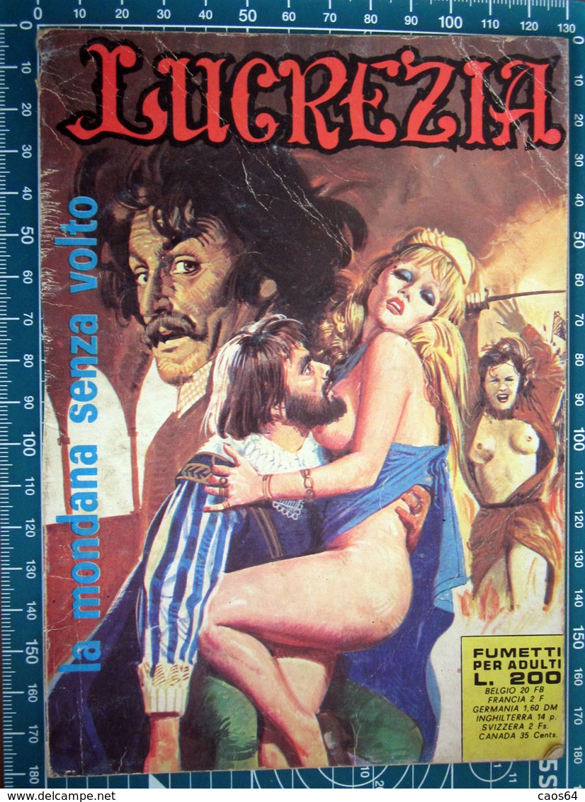 IMMAGINE SEXY EROTIC TAGLIATA DA FUMETTO ORIGINALE - Autres & Non Classés