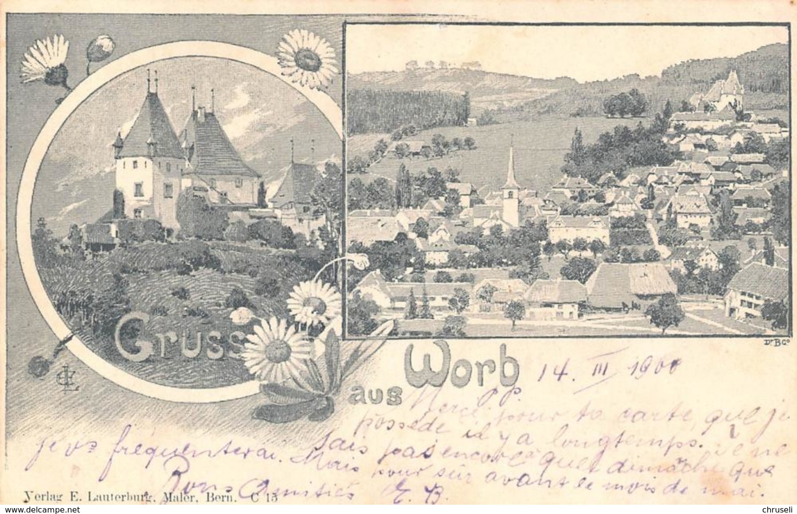 Worb Litho 1900 - Worb