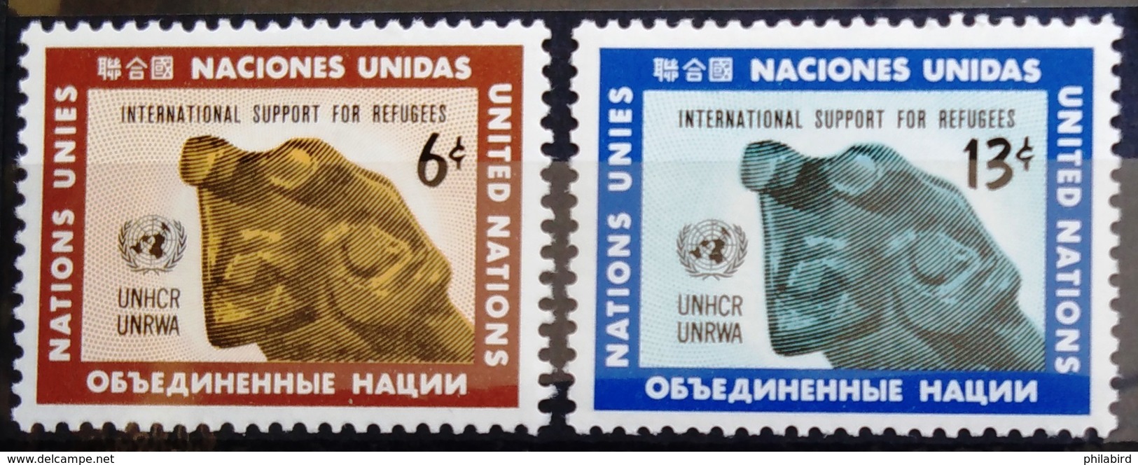 NATIONS-UNIS  NEW YORK                   N° 209/210                      NEUF** - Unused Stamps