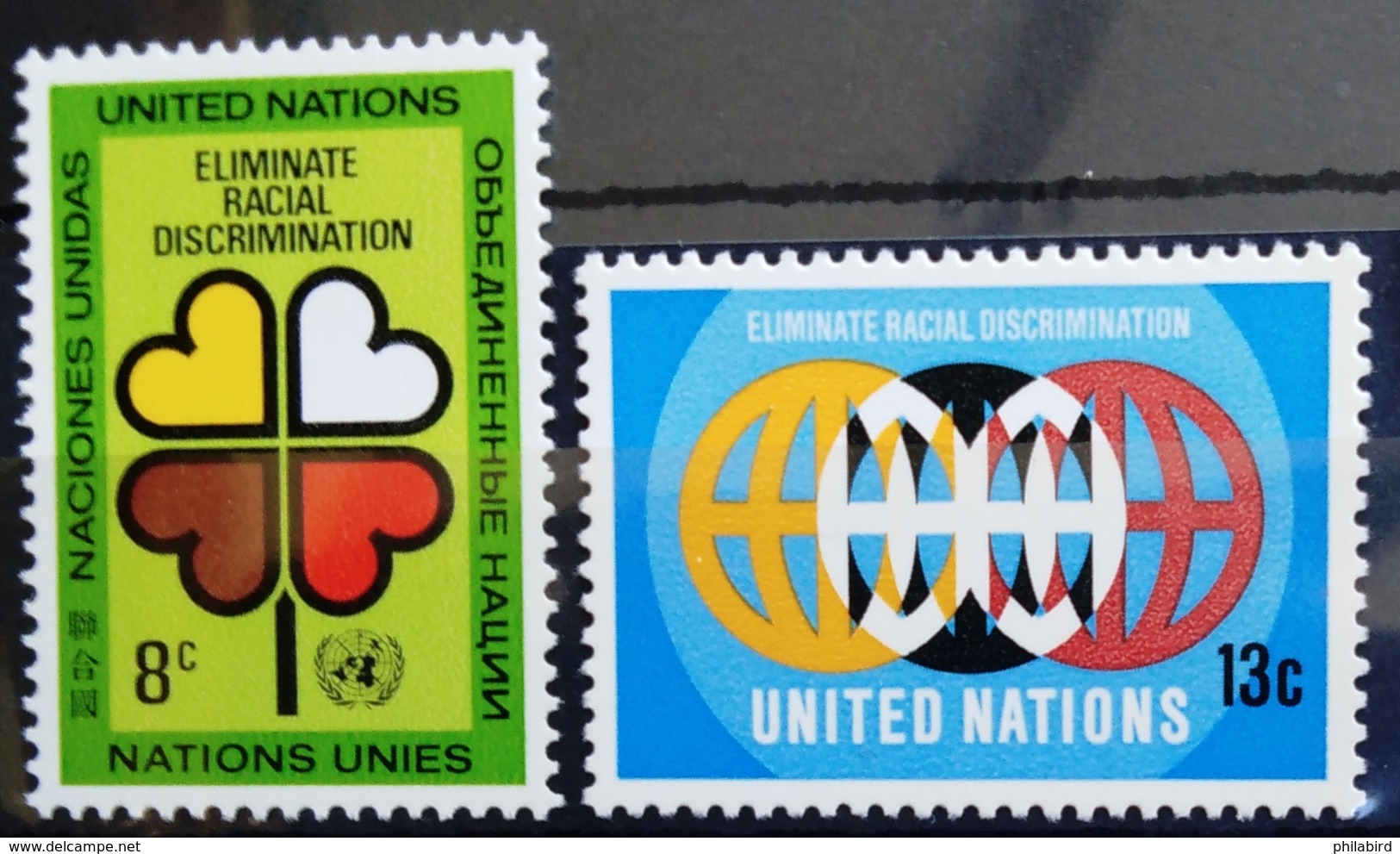 NATIONS-UNIS  NEW YORK                   N° 213/214                      NEUF** - Nuovi