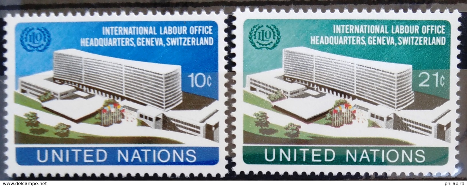 NATIONS-UNIS  NEW YORK                   N° 237/238                      NEUF** - Nuevos