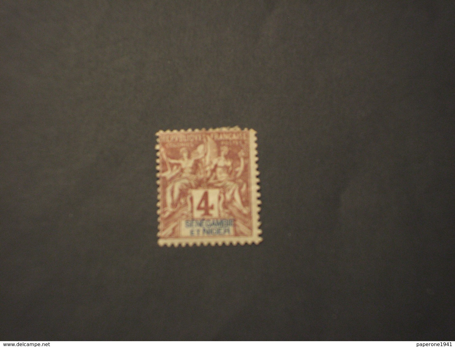 SENEGAMBIE NIGER - 1903 ALLEGORIA 4 C. - NUOVO(+) - Unused Stamps