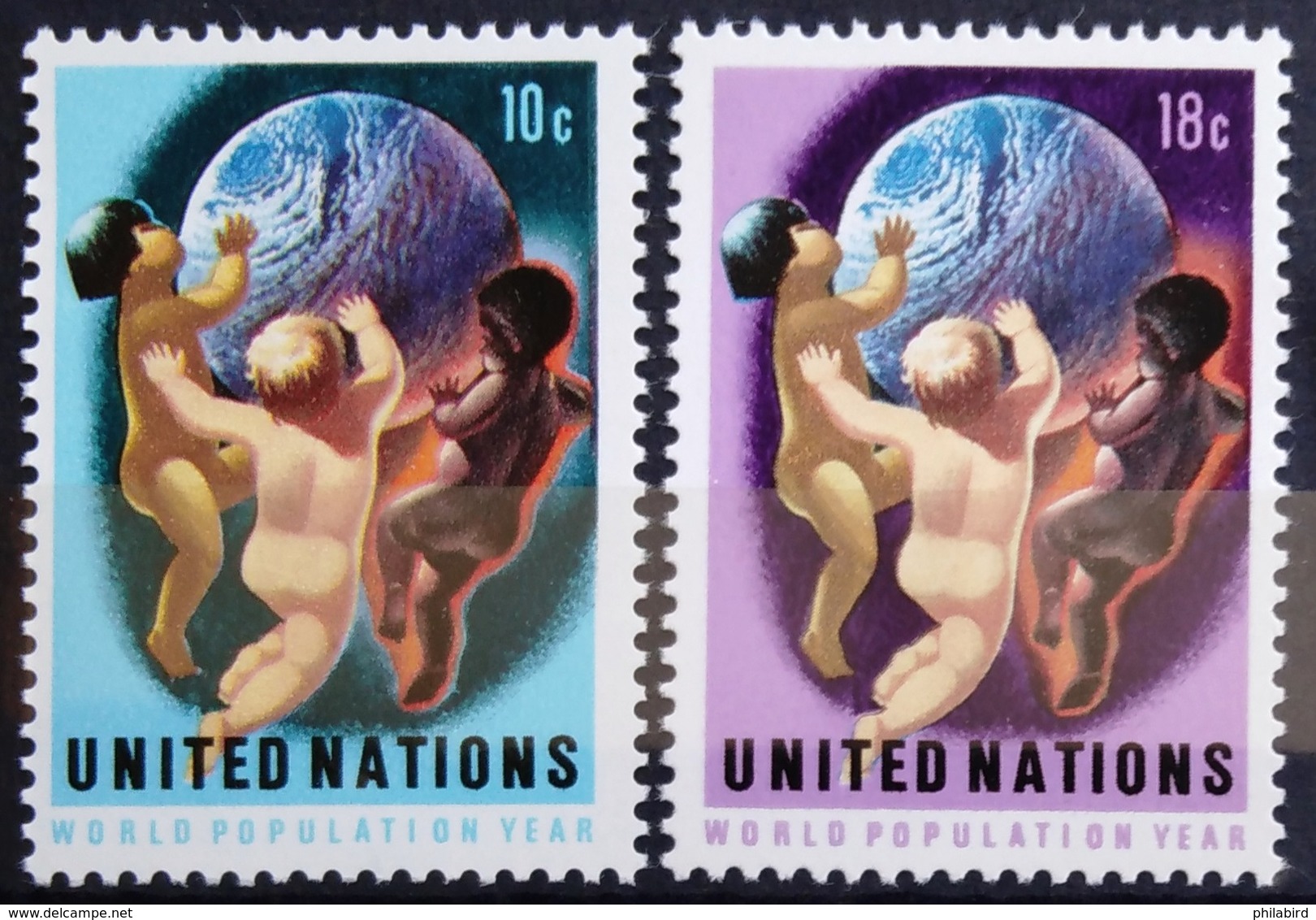 NATIONS-UNIS  NEW YORK                   N° 245/246                     NEUF** - Unused Stamps