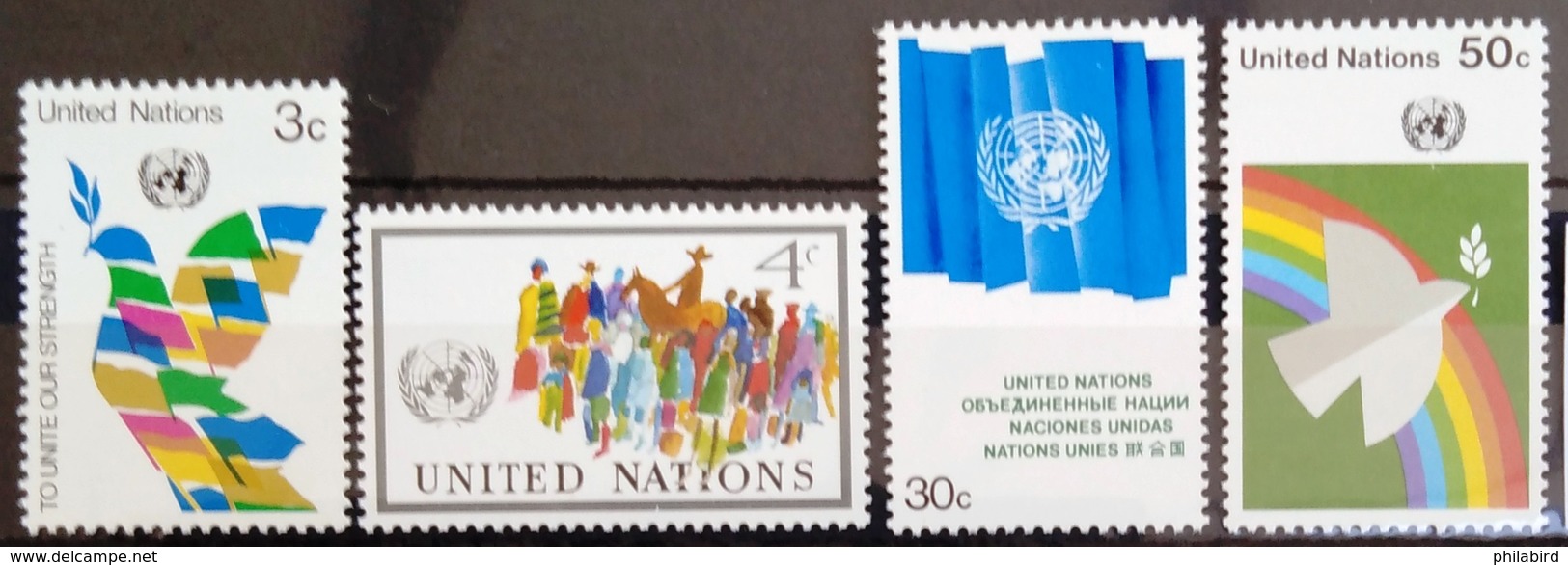 NATIONS-UNIS  NEW YORK                   N° 259/262                     NEUF** - Ongebruikt