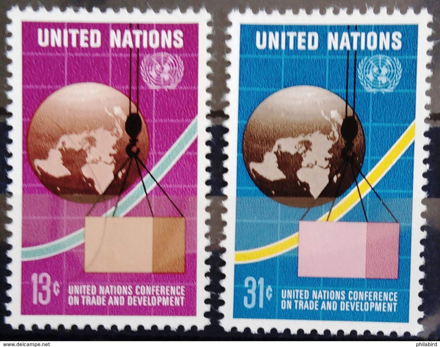NATIONS-UNIS  NEW YORK                   N° 265/266                     NEUF** - Ongebruikt