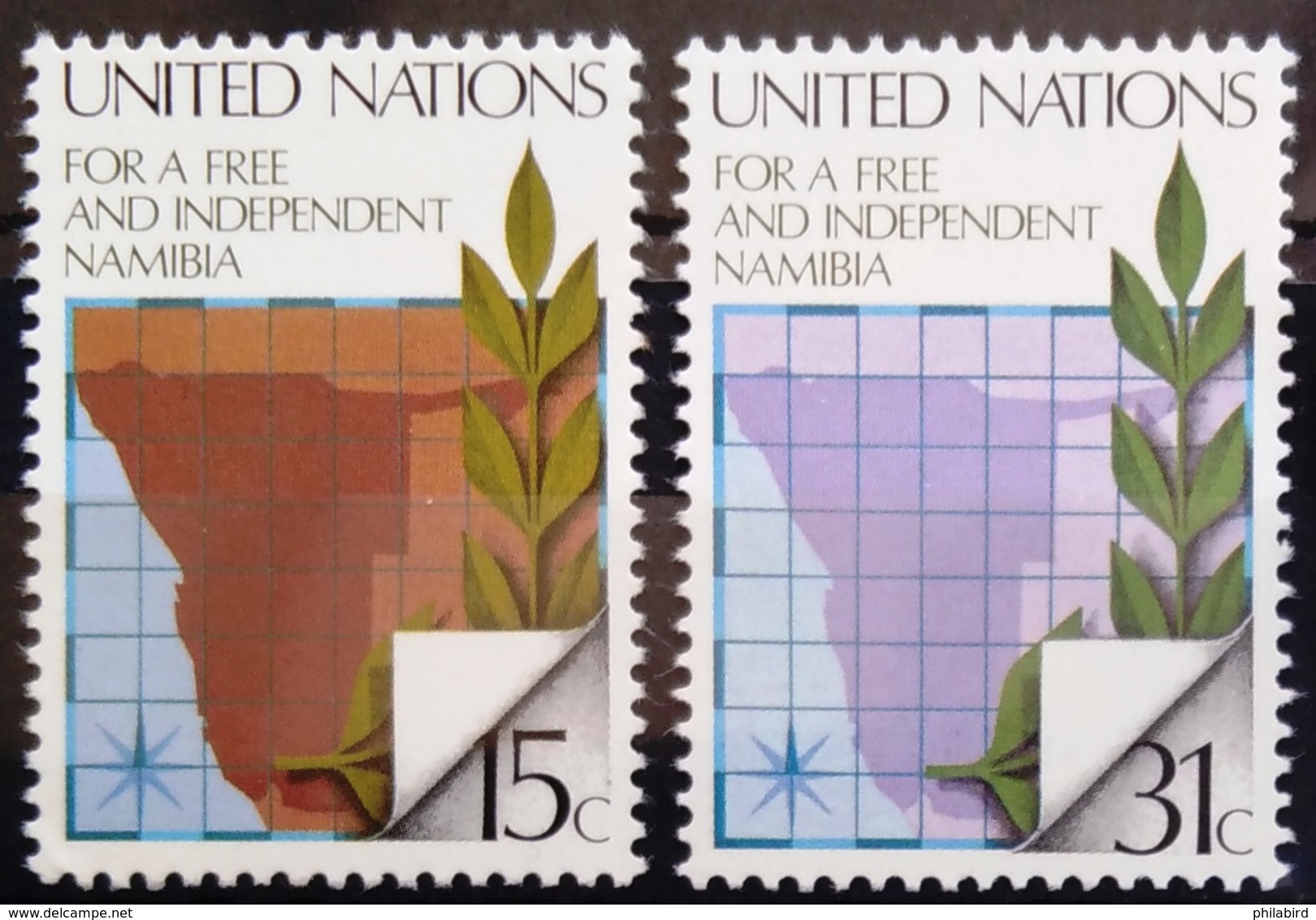 NATIONS-UNIS  NEW YORK                   N° 304/305                     NEUF** - Unused Stamps
