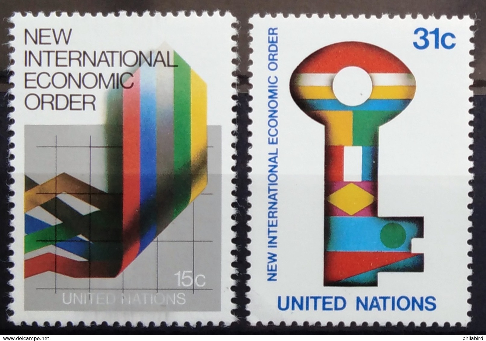 NATIONS-UNIS  NEW YORK                   N° 308/309                     NEUF** - Unused Stamps