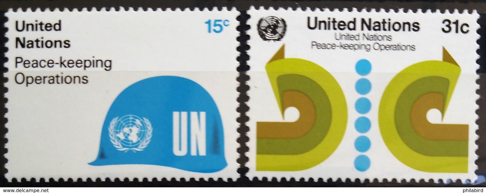 NATIONS-UNIS  NEW YORK                   N° 312/313                     NEUF** - Unused Stamps