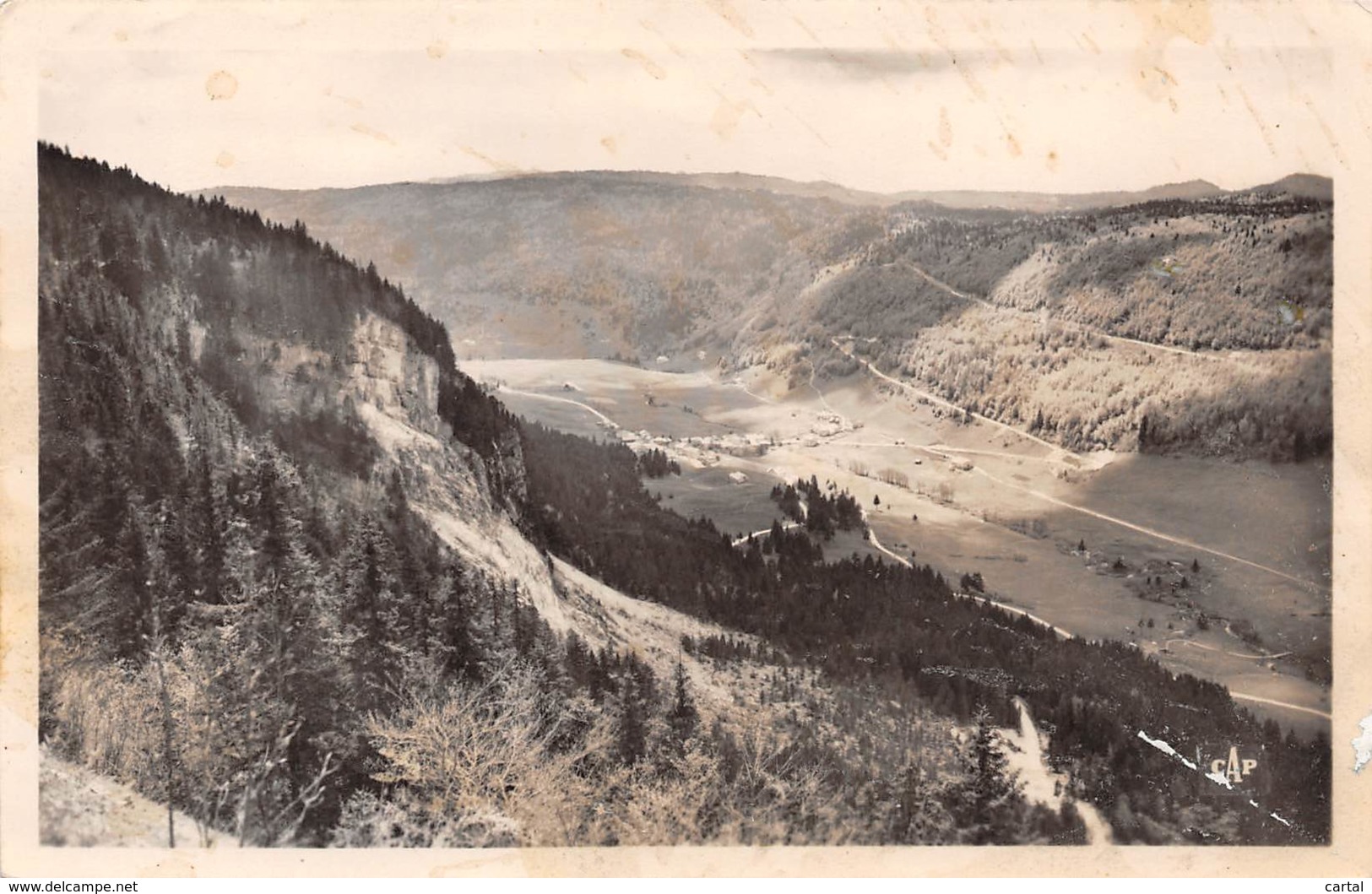 01 - GEX - La Vallée Du Mijoux Vue Du Col De La Faucille - Gex