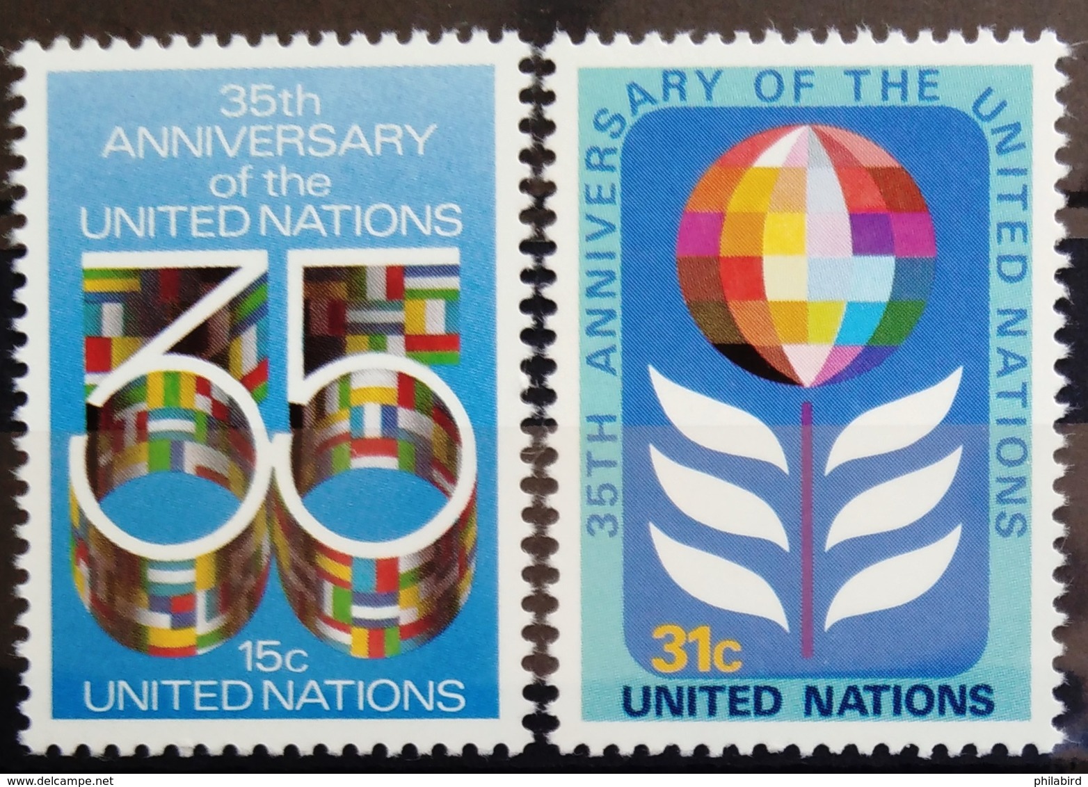 NATIONS-UNIS  NEW YORK                   N° 314/315                     NEUF** - Nuevos