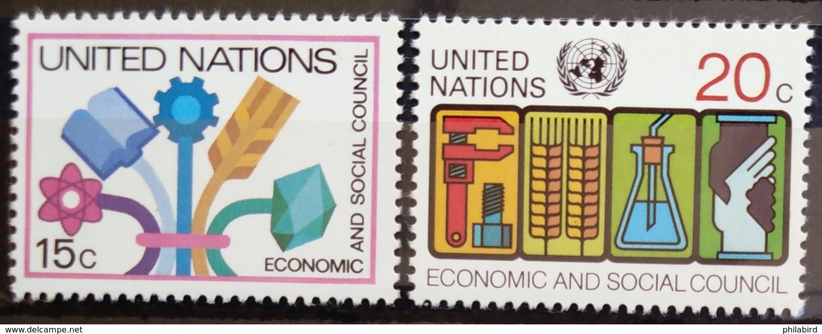 NATIONS-UNIS  NEW YORK                   N° 332/333                     NEUF** - Nuevos