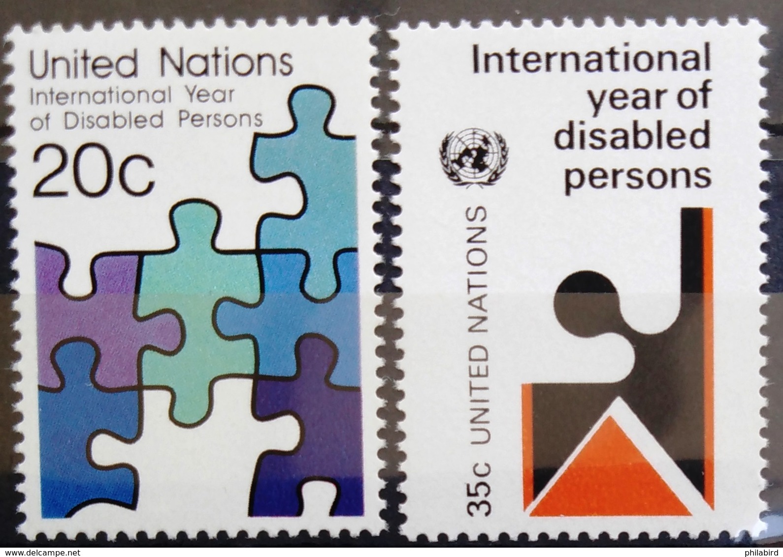 NATIONS-UNIS  NEW YORK                   N° 335/336                     NEUF** - Unused Stamps