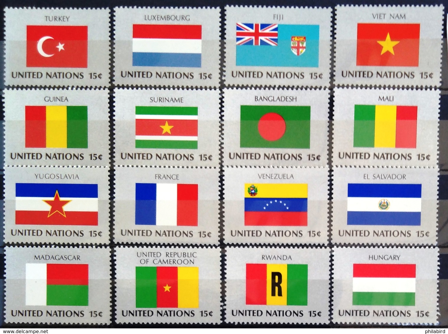 NATIONS-UNIS  NEW YORK                   N° 316/331                     NEUF** - Unused Stamps