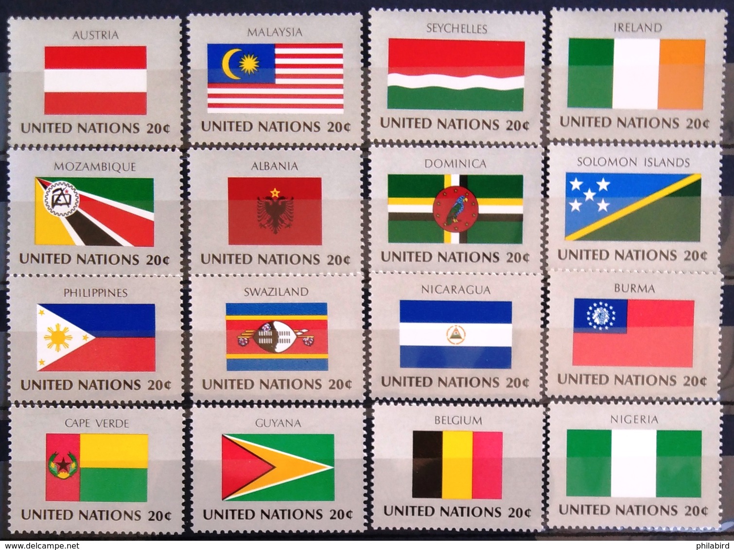 NATIONS-UNIS  NEW YORK                   N° 365/380                     NEUF** - Neufs