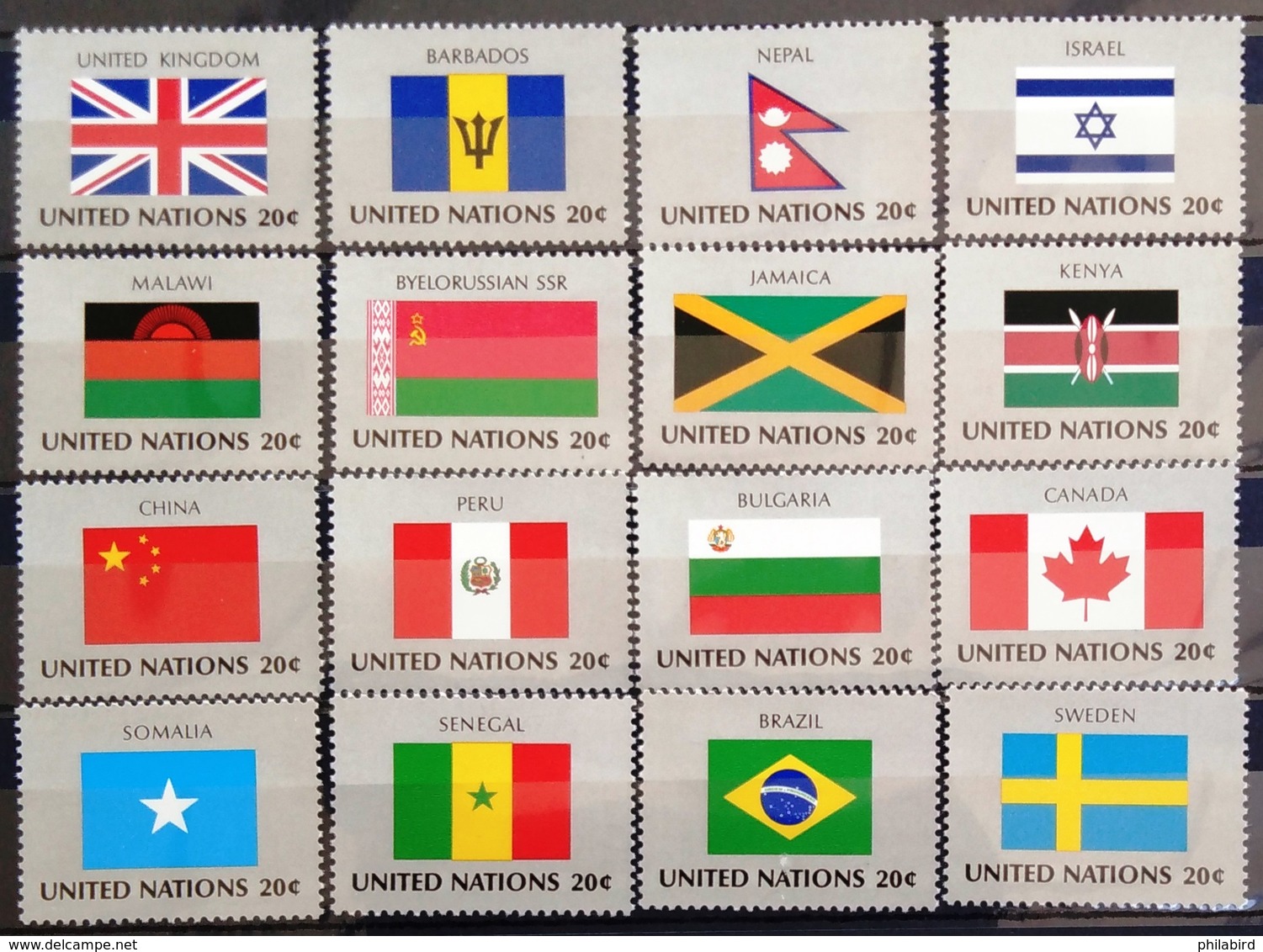 NATIONS-UNIS  NEW YORK                   N° 390/405                     NEUF** - Neufs