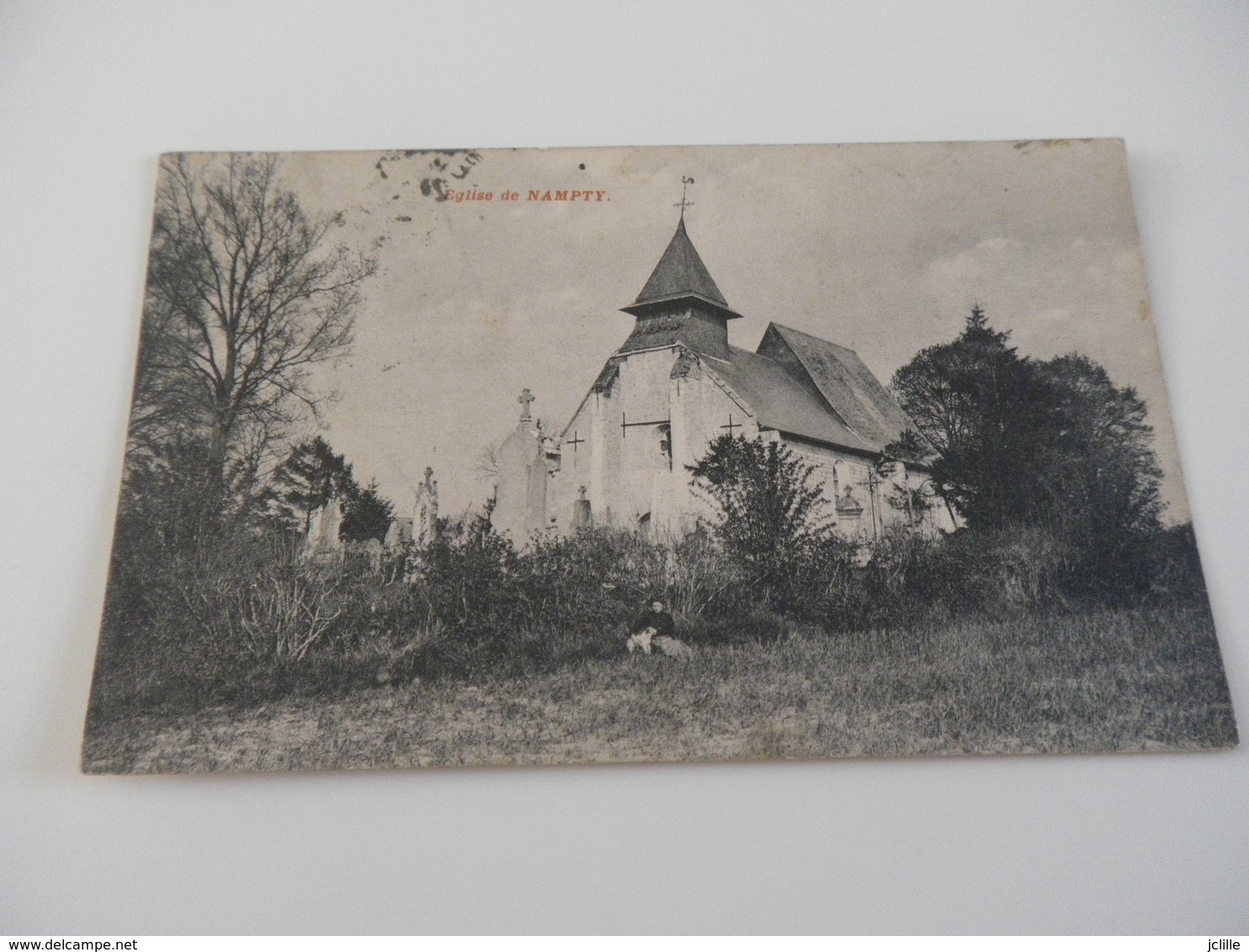 SOMME - NAMPTY - Eglise - Circulé 1913 - Other & Unclassified