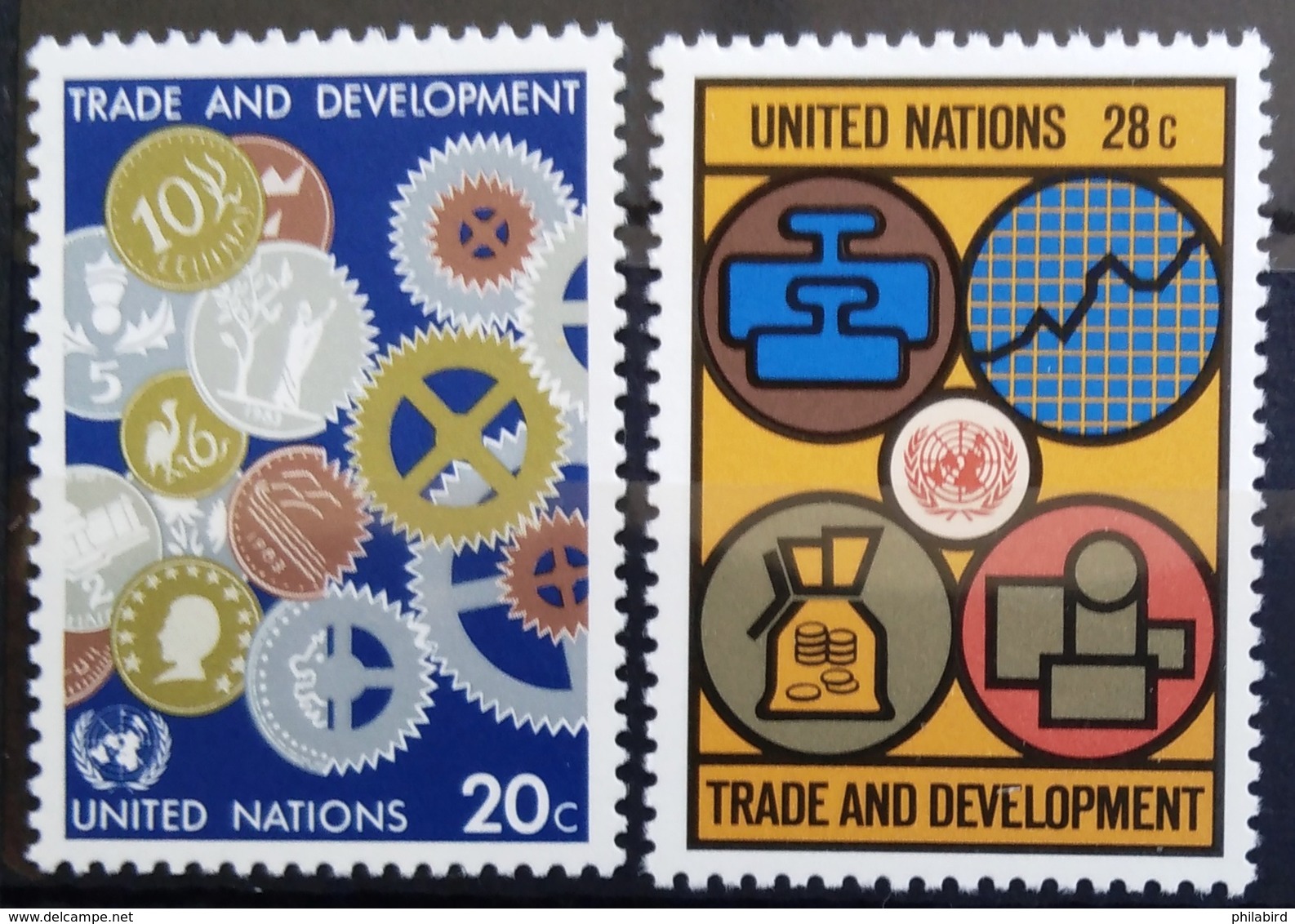 NATIONS-UNIS  NEW YORK                   N° 388/389                     NEUF** - Nuevos