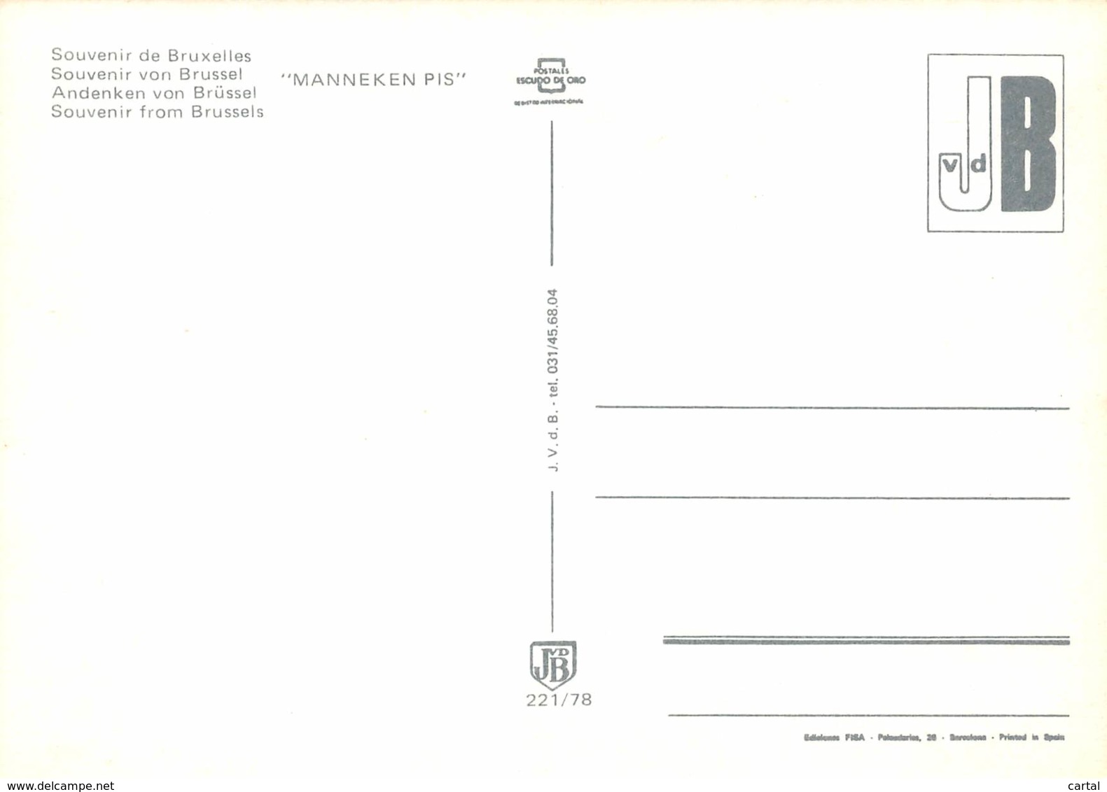 CPM - BRUSSELS - Panoramische Zichten, Meerdere Zichten