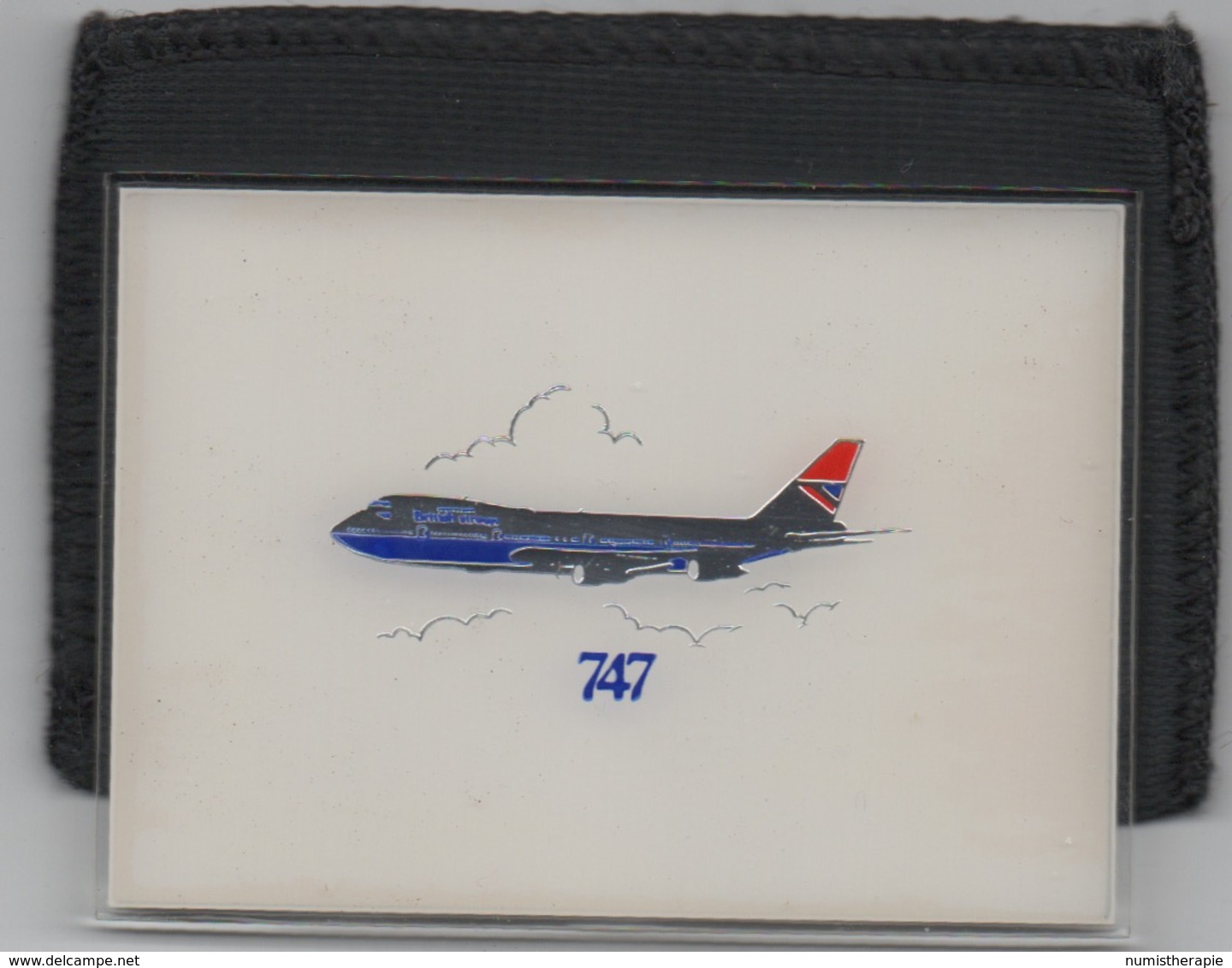 Miroir De Poche : British Airways Boeing 747 (92mm X 66mm) - Autres & Non Classés