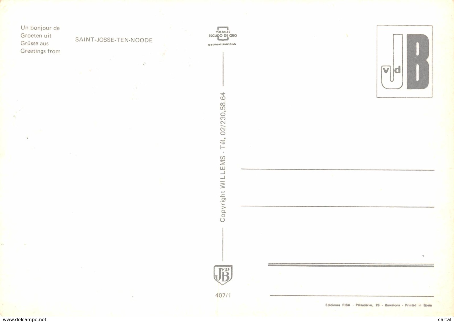 CPM - SAINT-JOSSE-TEN-NOODE - St-Joost-ten-Node - St-Josse-ten-Noode