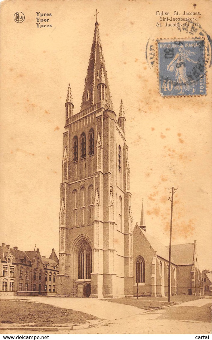 YPRES - Eglise St. Jacques - Ieper