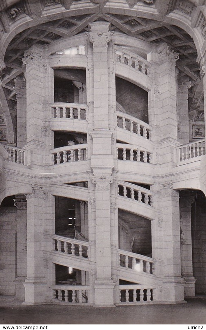 CPA Château De Chambord - Le Grand Escalier Double  (50062) - Chambord