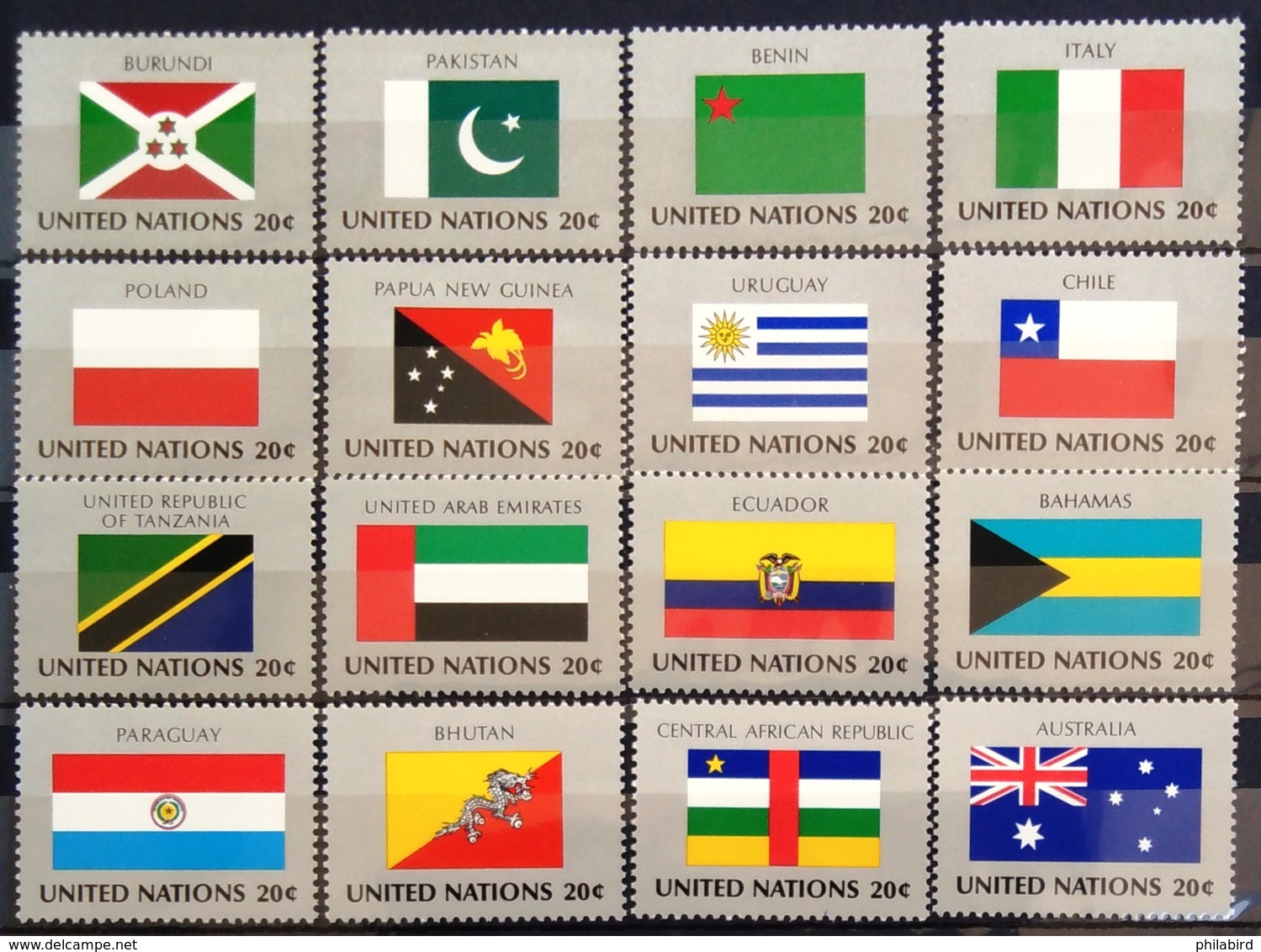NATIONS-UNIS  NEW YORK                   N° 416/431                     NEUF** - Unused Stamps