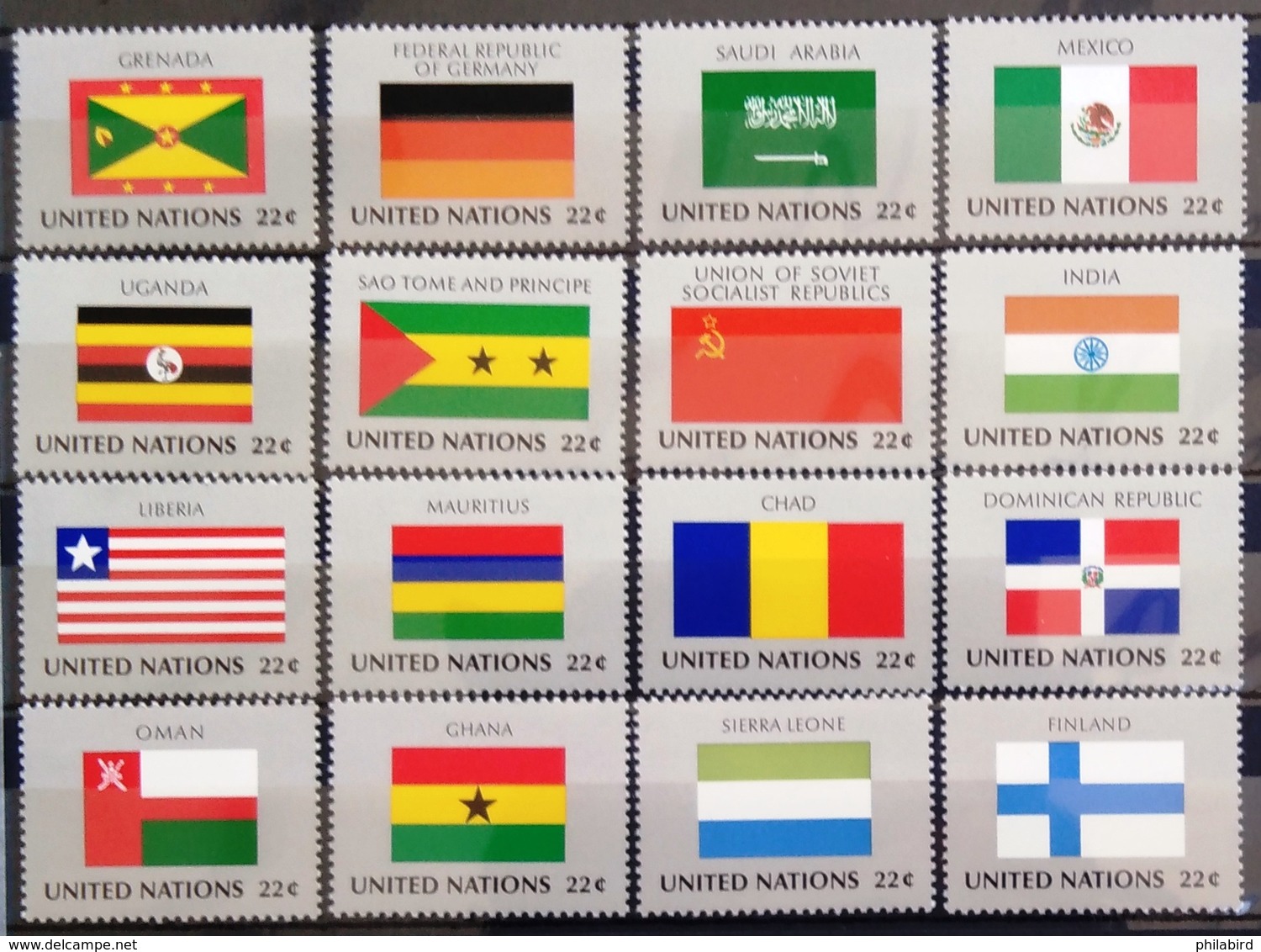 NATIONS-UNIS  NEW YORK                   N° 440/455                     NEUF** - Unused Stamps