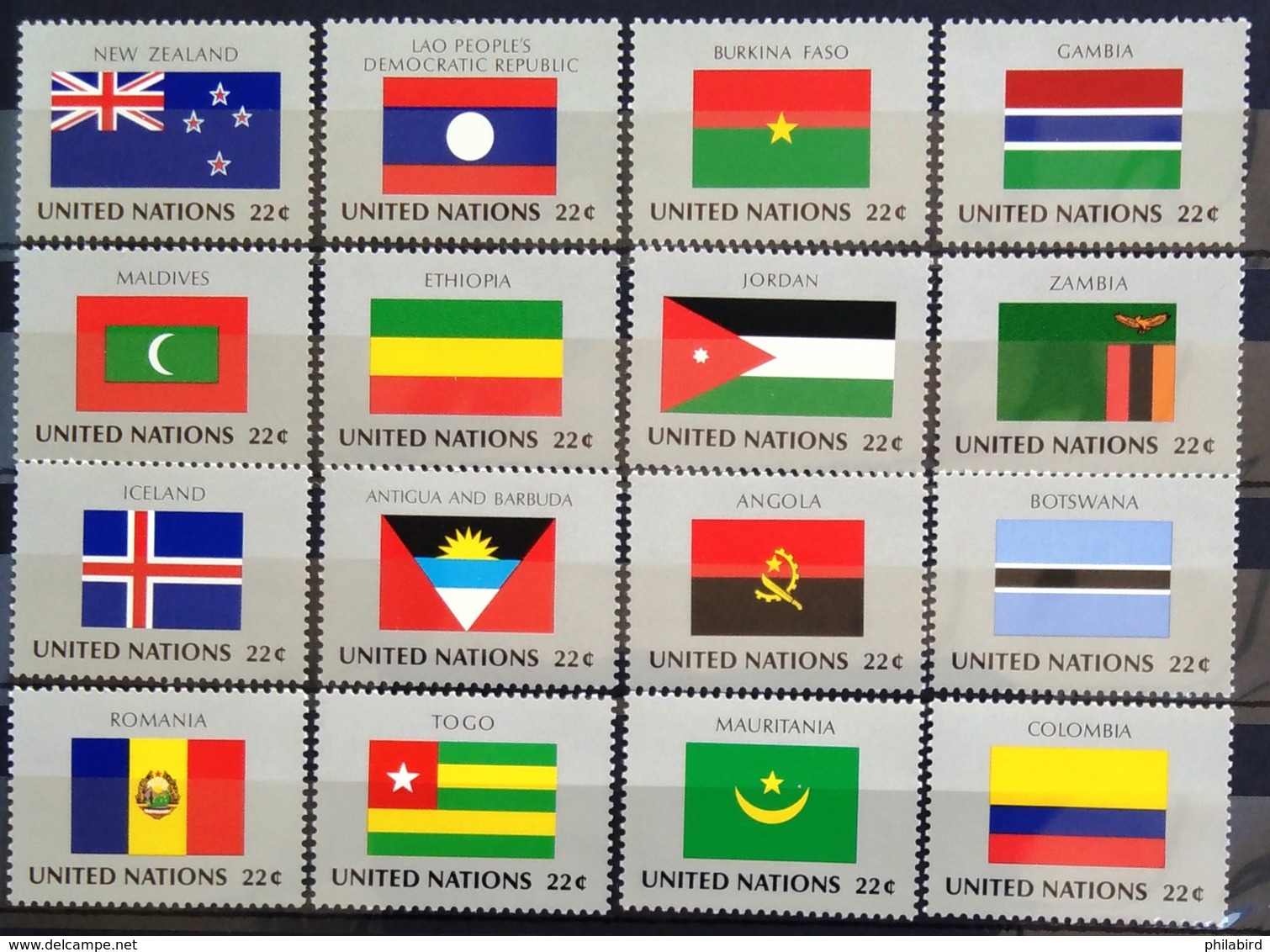 NATIONS-UNIS  NEW YORK                   N° 467/482                     NEUF** - Unused Stamps