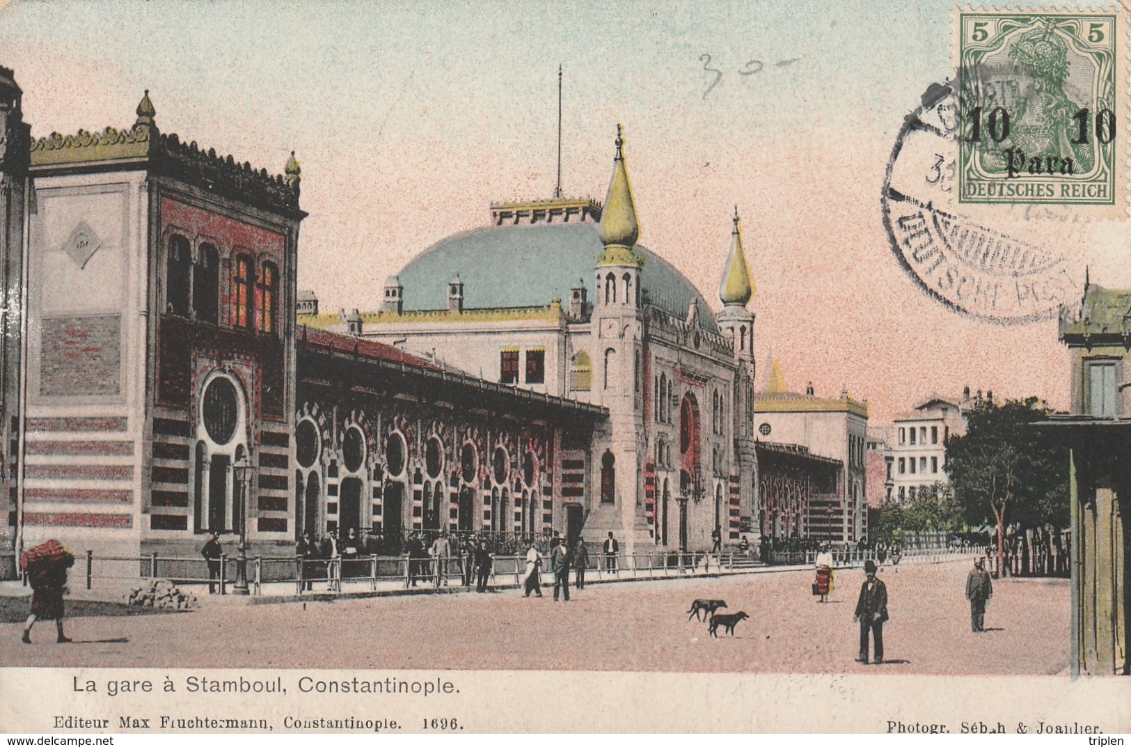 Constantinople - La Gare à Stamboul - Train Station - Turchia