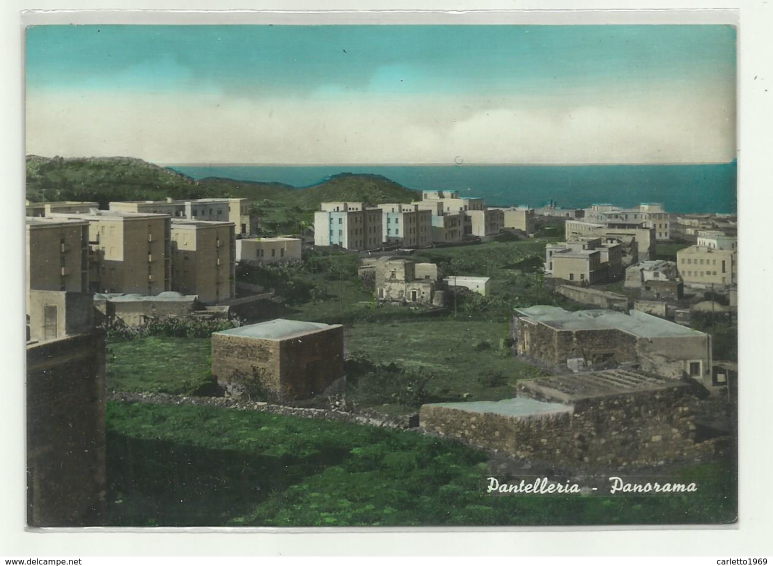 PANTELLERIA  - PANORAMA  - VIAGGIATA  FG - Trapani